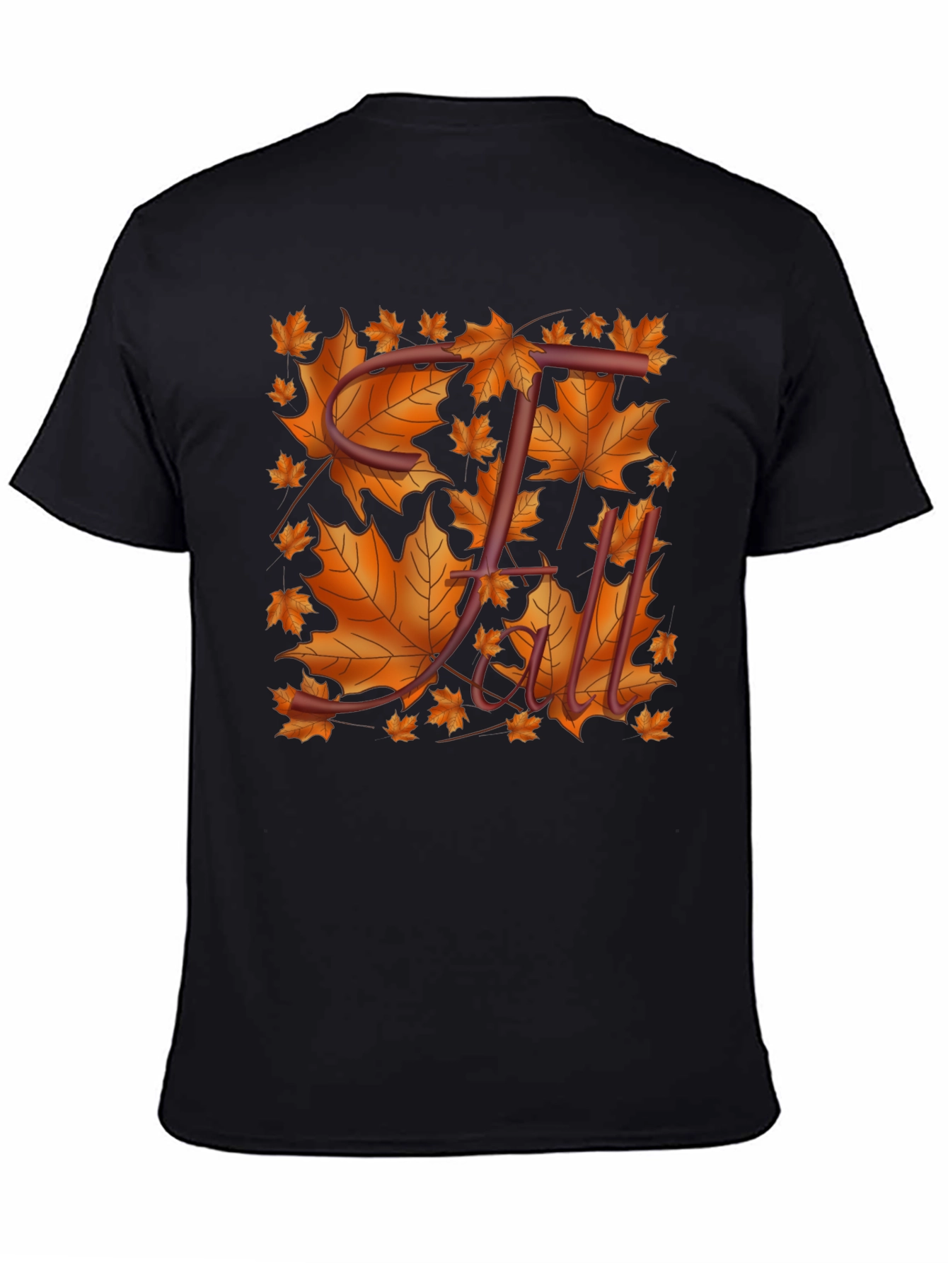 Fall Leaves T-Shirt - Stylish Autumn Design