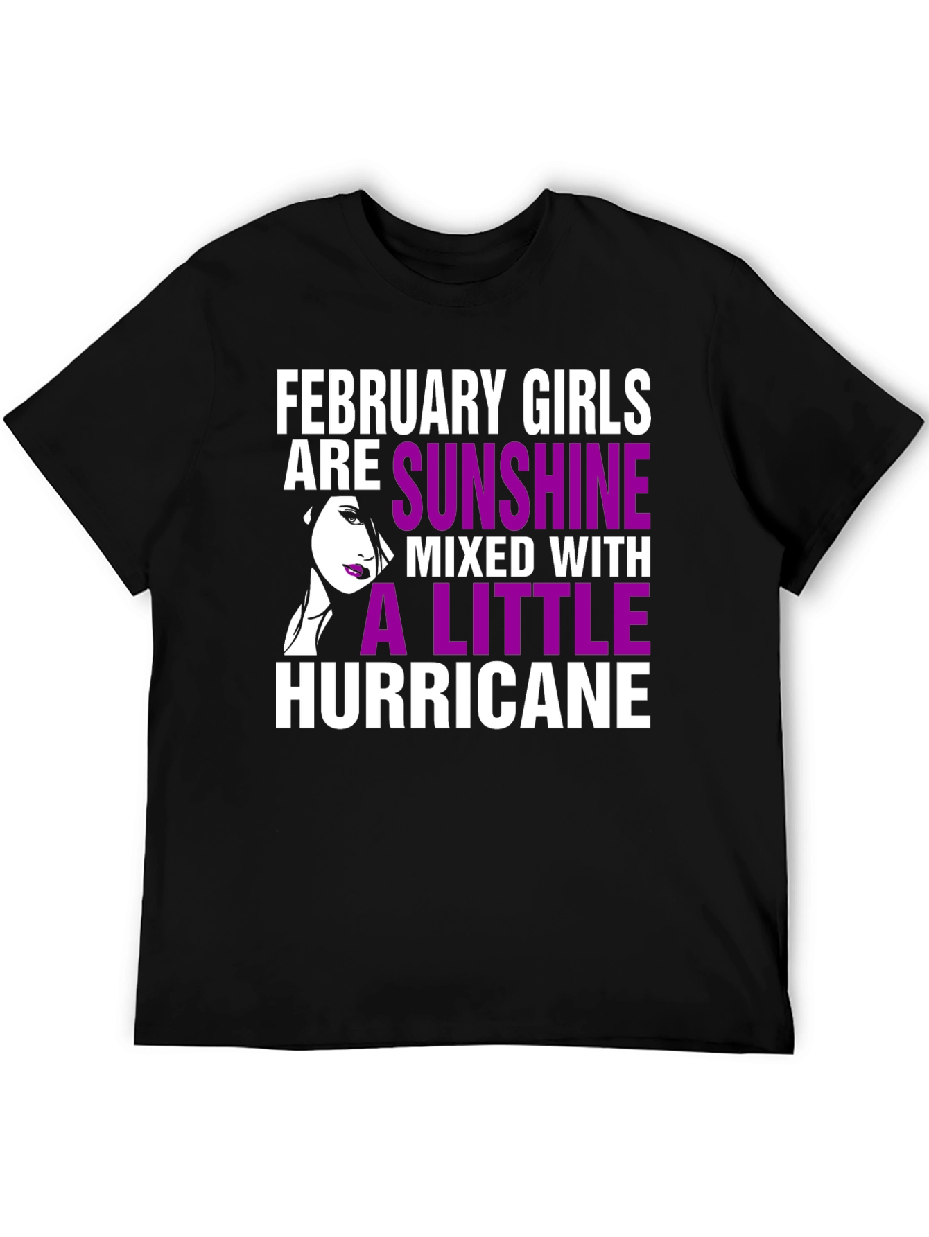 February Girls Sunshine Hurricane Graphic T-Shirt