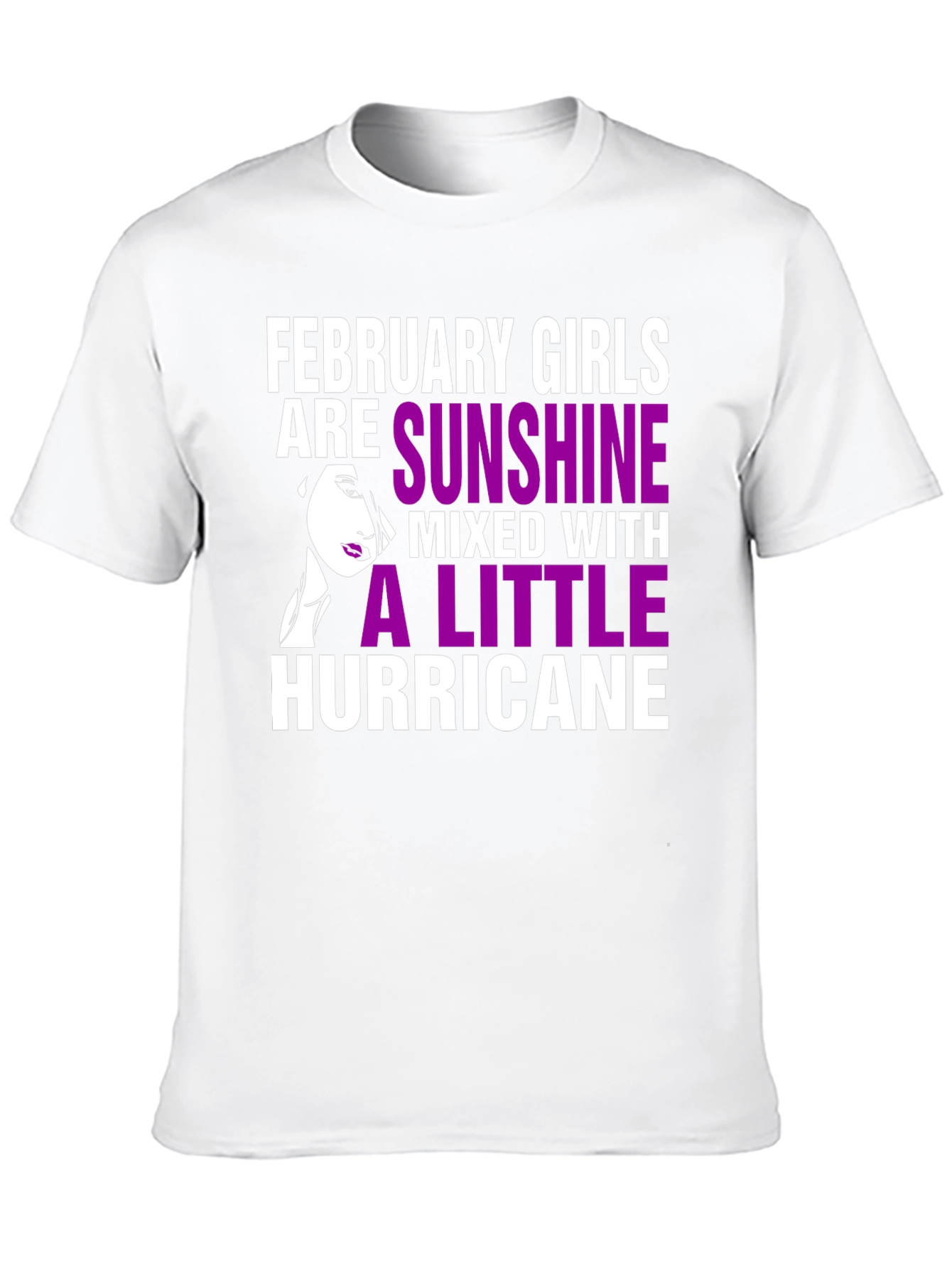 February Girls Sunshine Hurricane Graphic T-Shirt