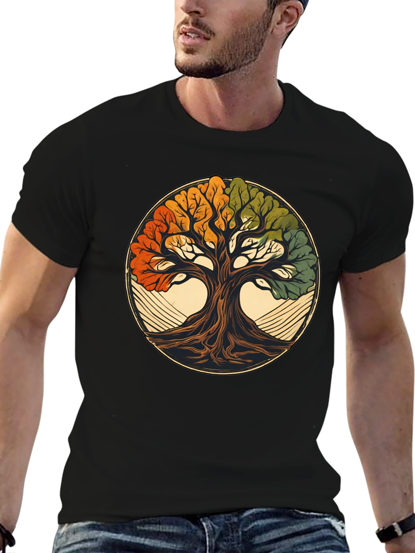 Tree of Life Graphic Tee - Nature Inspired Design