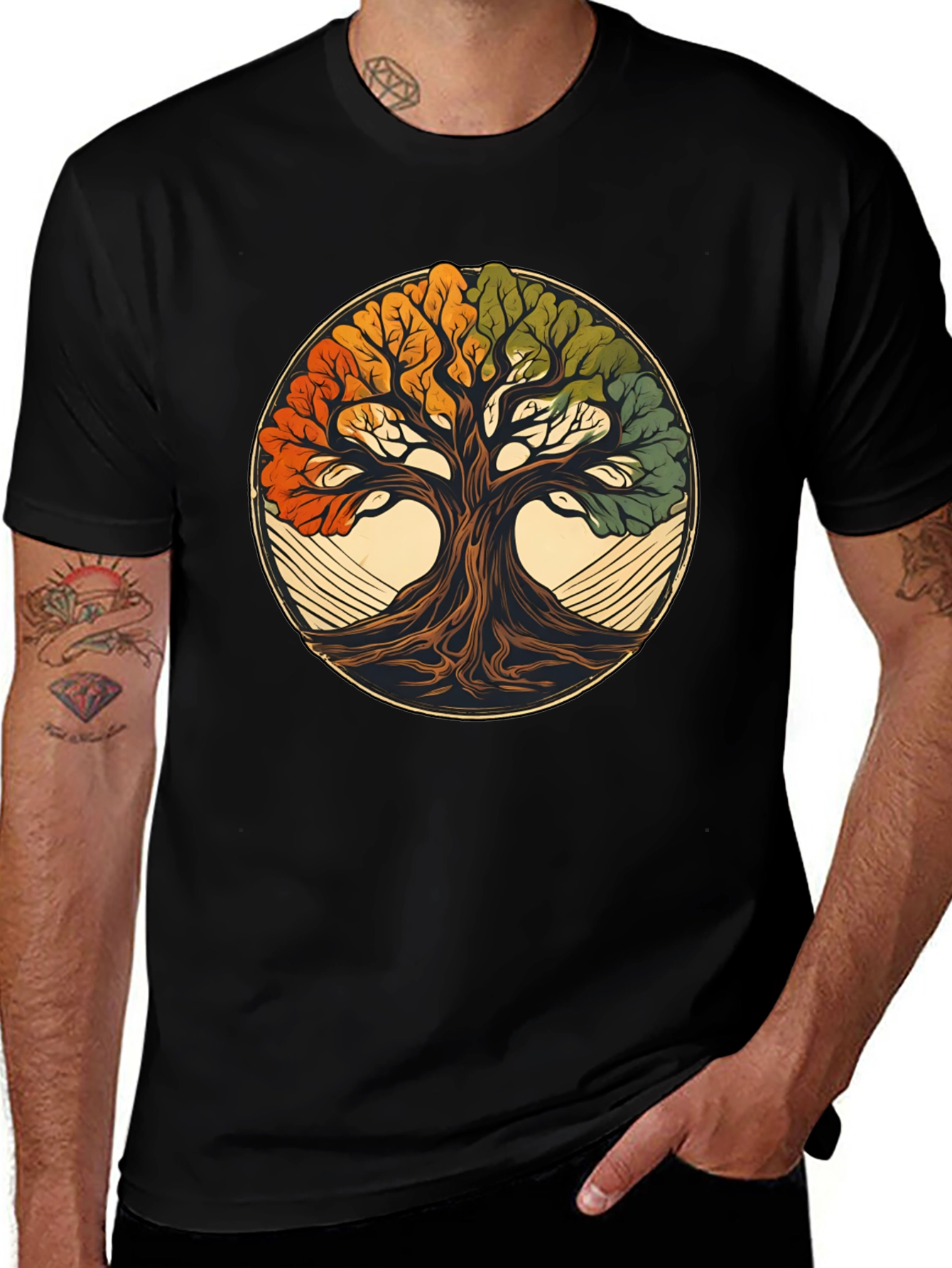 Tree of Life Graphic Tee - Nature Inspired Design