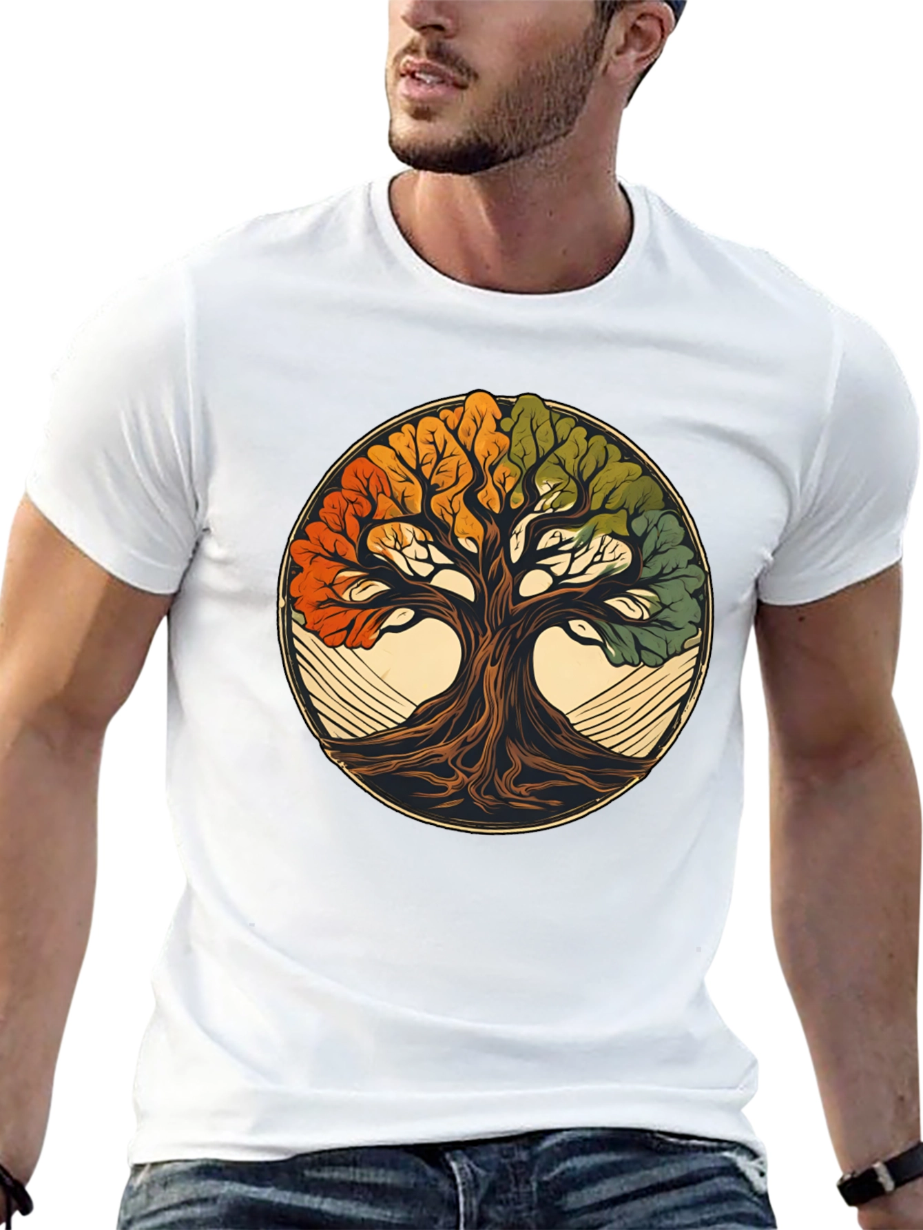 Tree of Life Graphic Tee - Nature Inspired Design