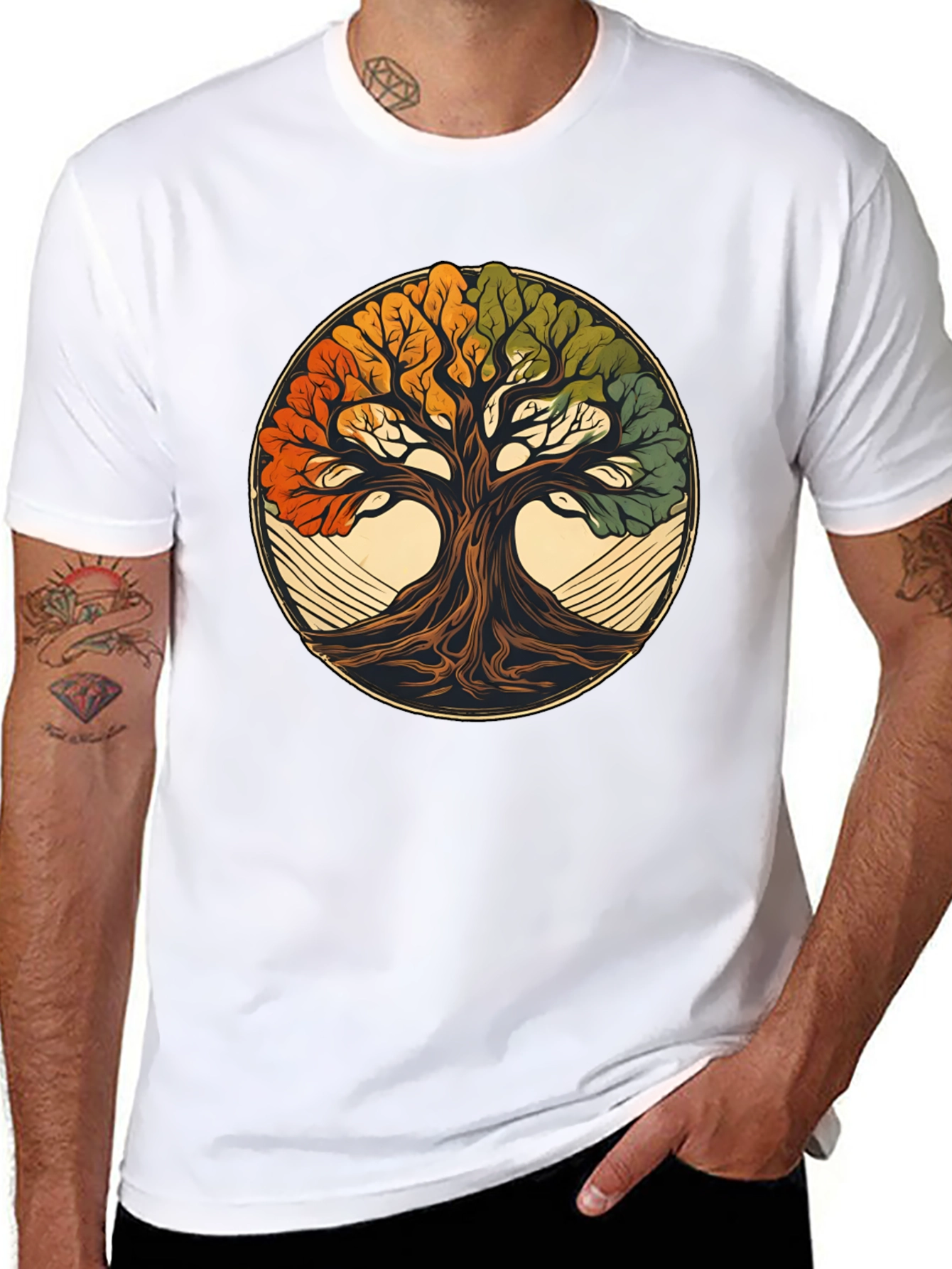 Tree of Life Graphic Tee - Nature Inspired Design