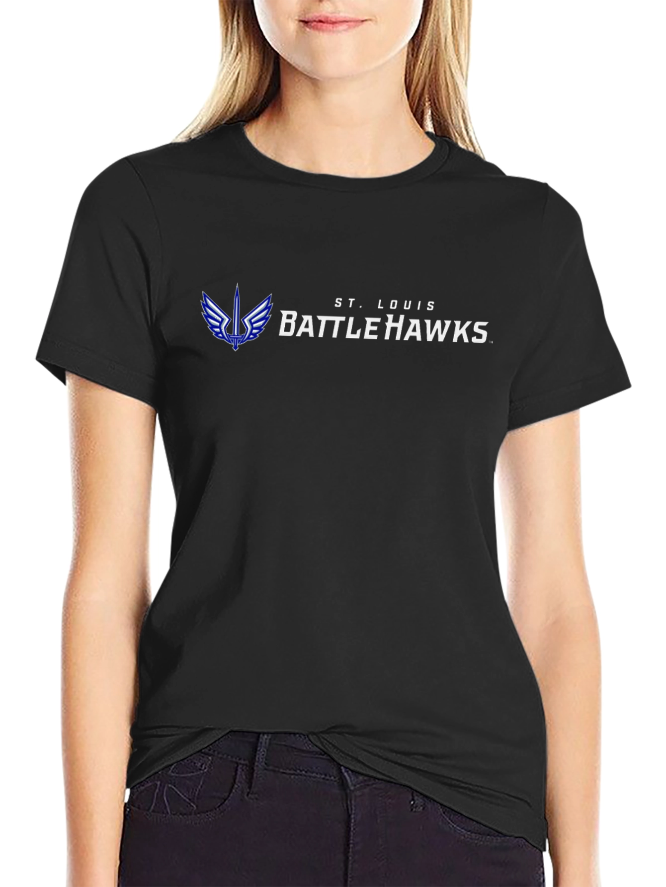 St. Louis Battlehawks Black T-Shirt