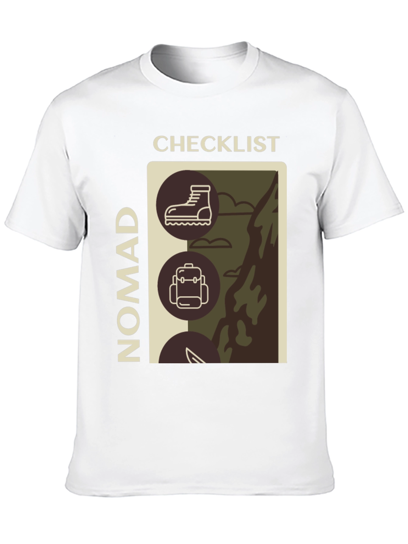 Nomad Checklist Graphic T-Shirt - Adventure Ready