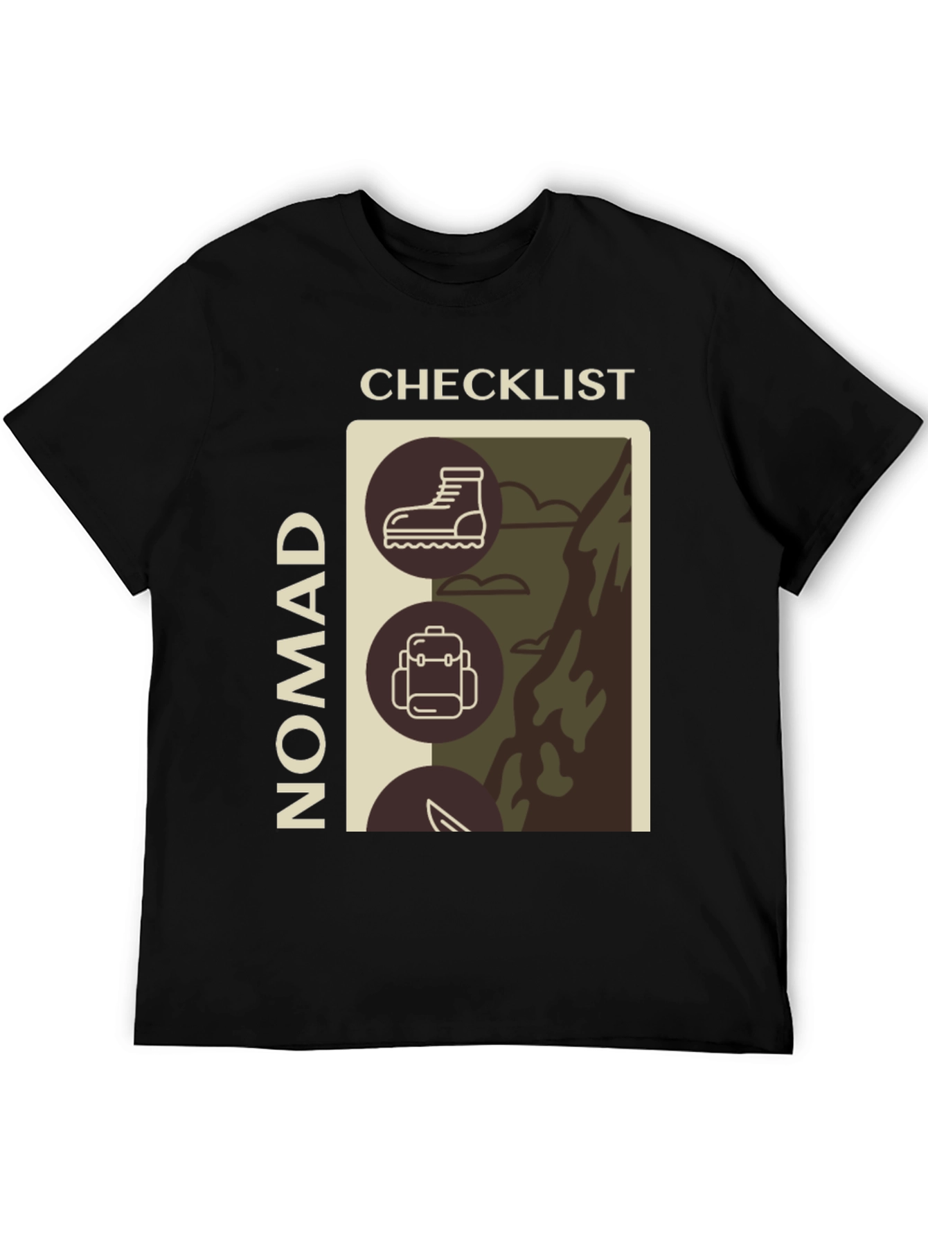 Nomad Checklist Graphic T-Shirt - Adventure Ready