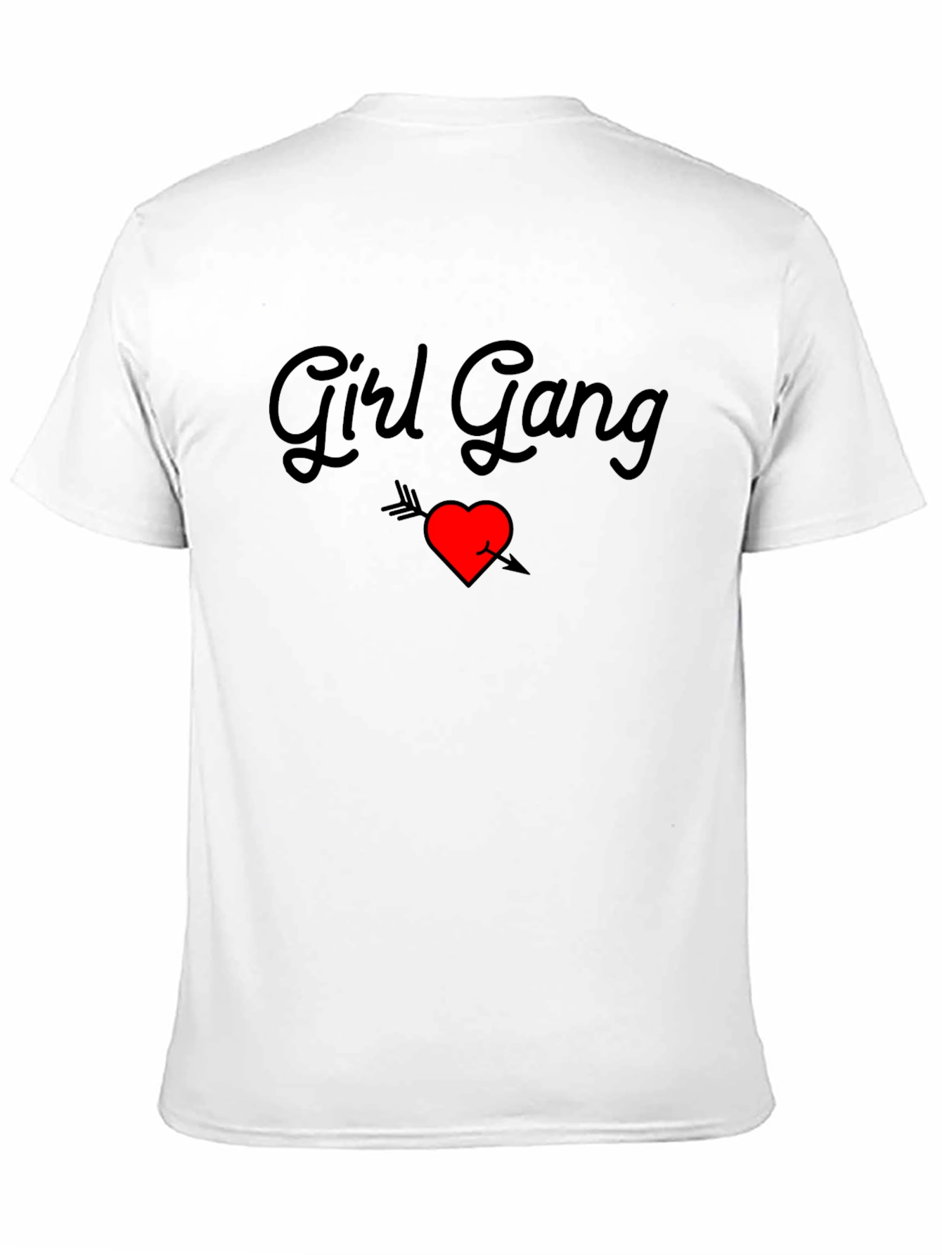 Girl Gang Heart Arrow Graphic Tee - Black