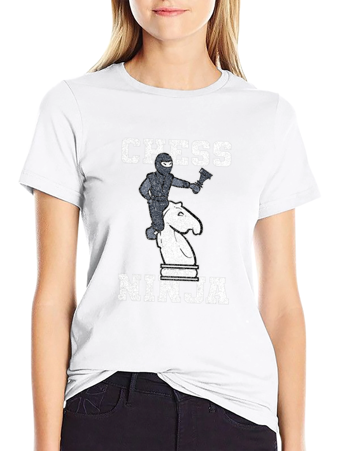 Chess Ninja Graphic Tee - Unique T-Shirt