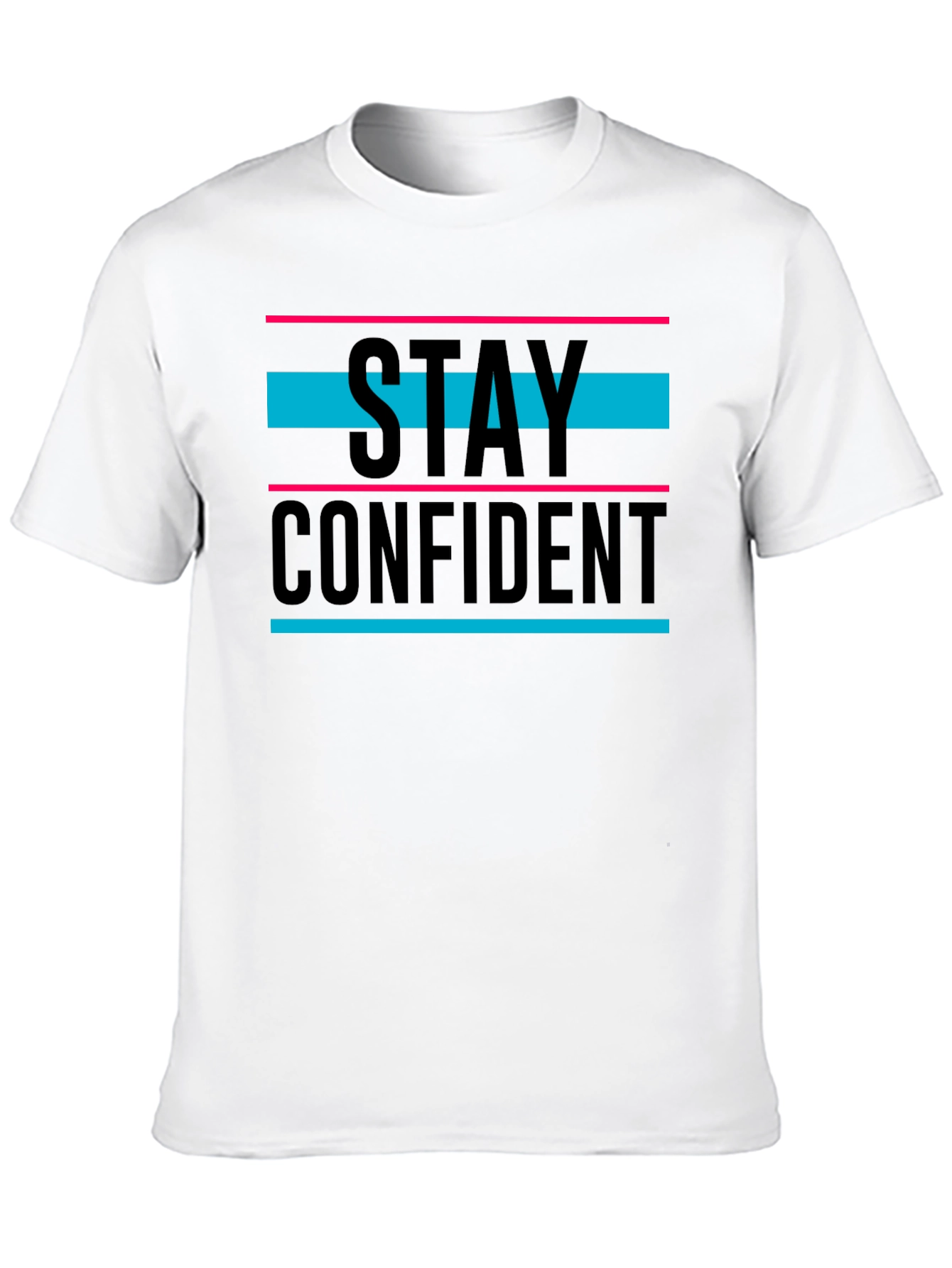 Stay Confident Graphic T-Shirt - Black