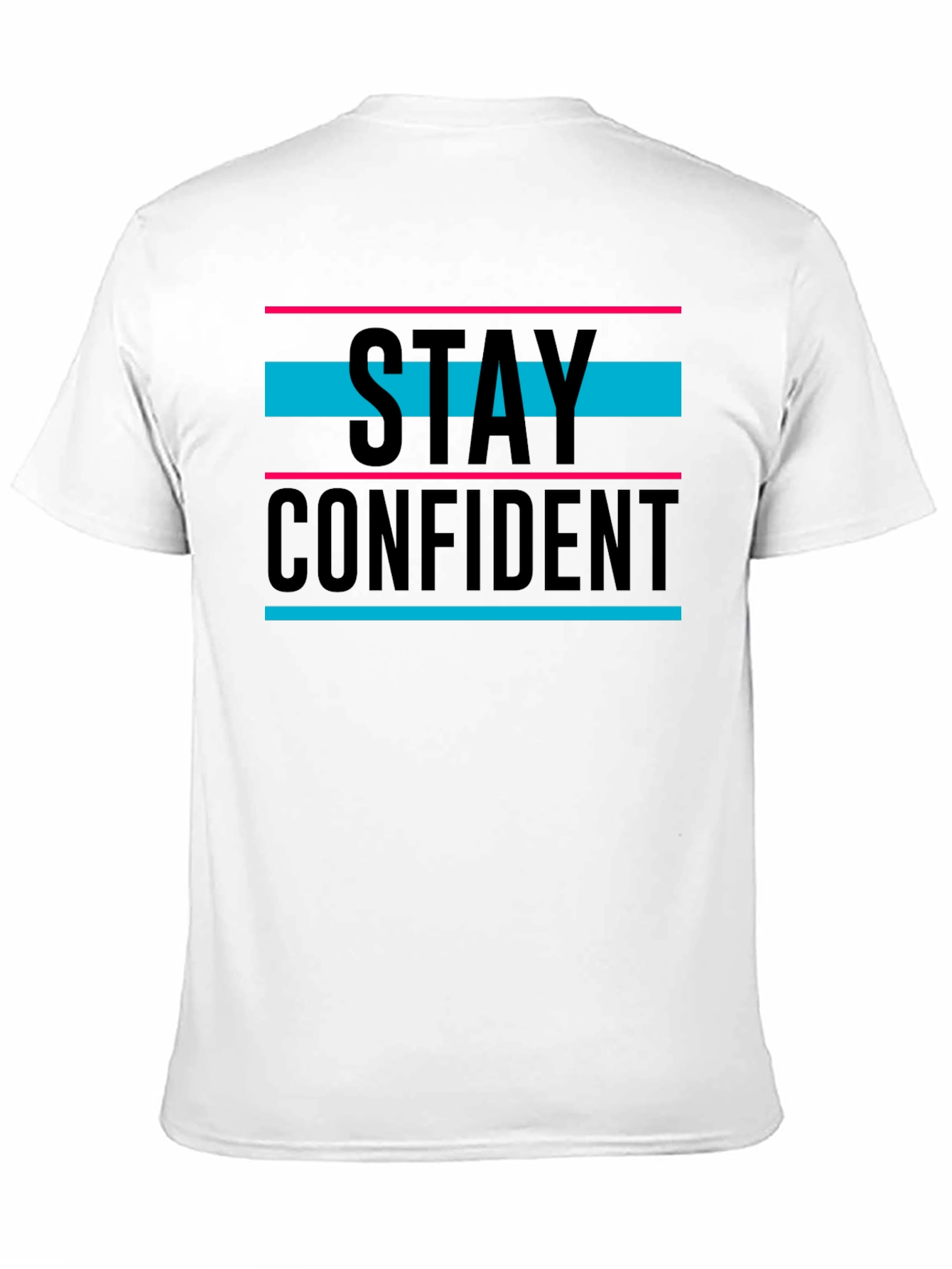 Stay Confident Graphic T-Shirt - Black