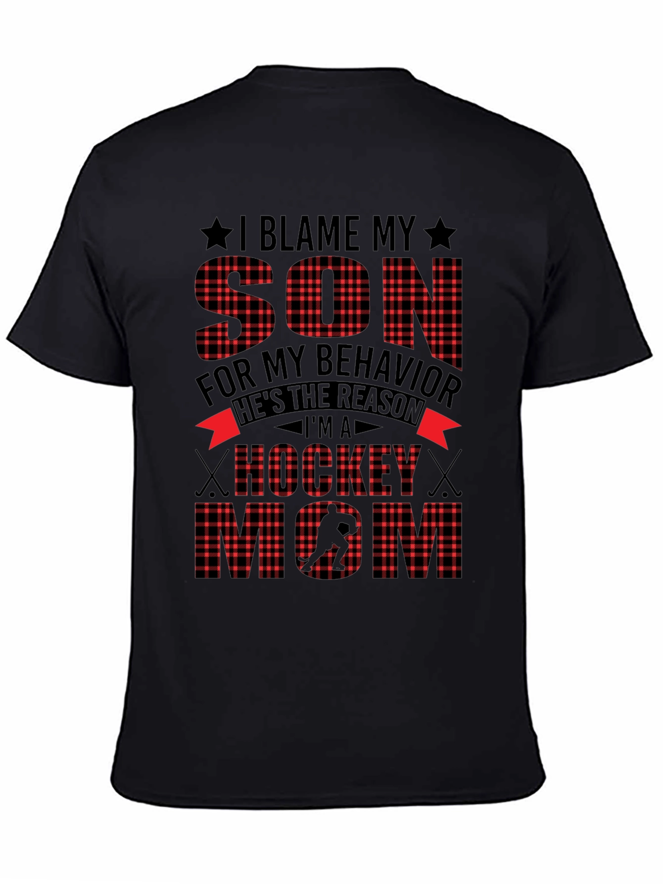 Hockey Mom Graphic Tee: Blame My Son!