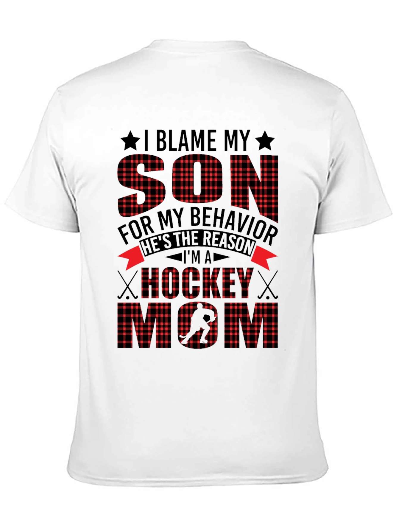Hockey Mom Graphic Tee: Blame My Son!