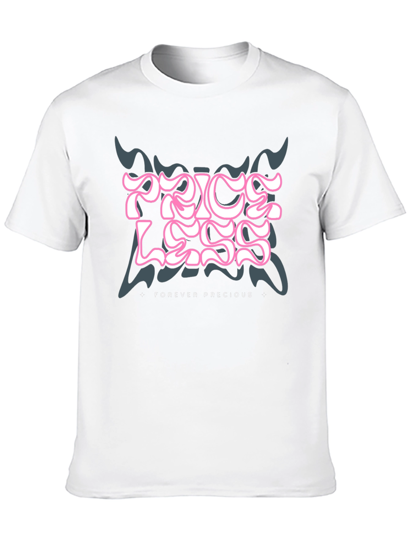 Priceless Forever Precious Graphic Tee - Black