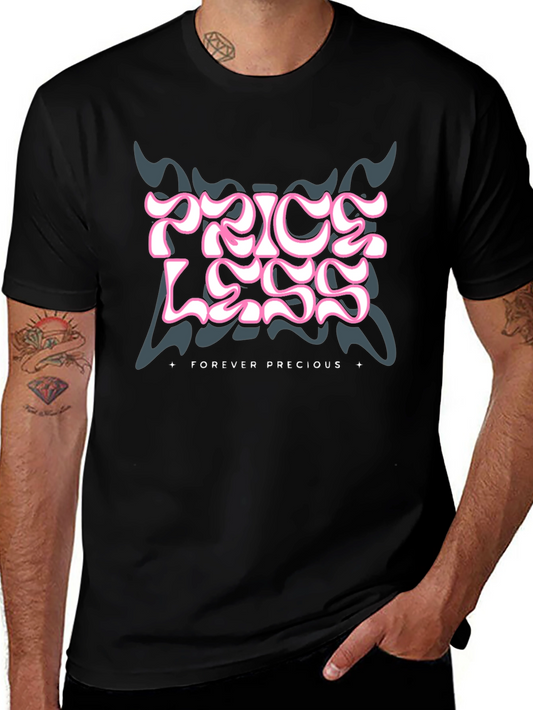 Priceless Forever Precious Graphic Tee - Black