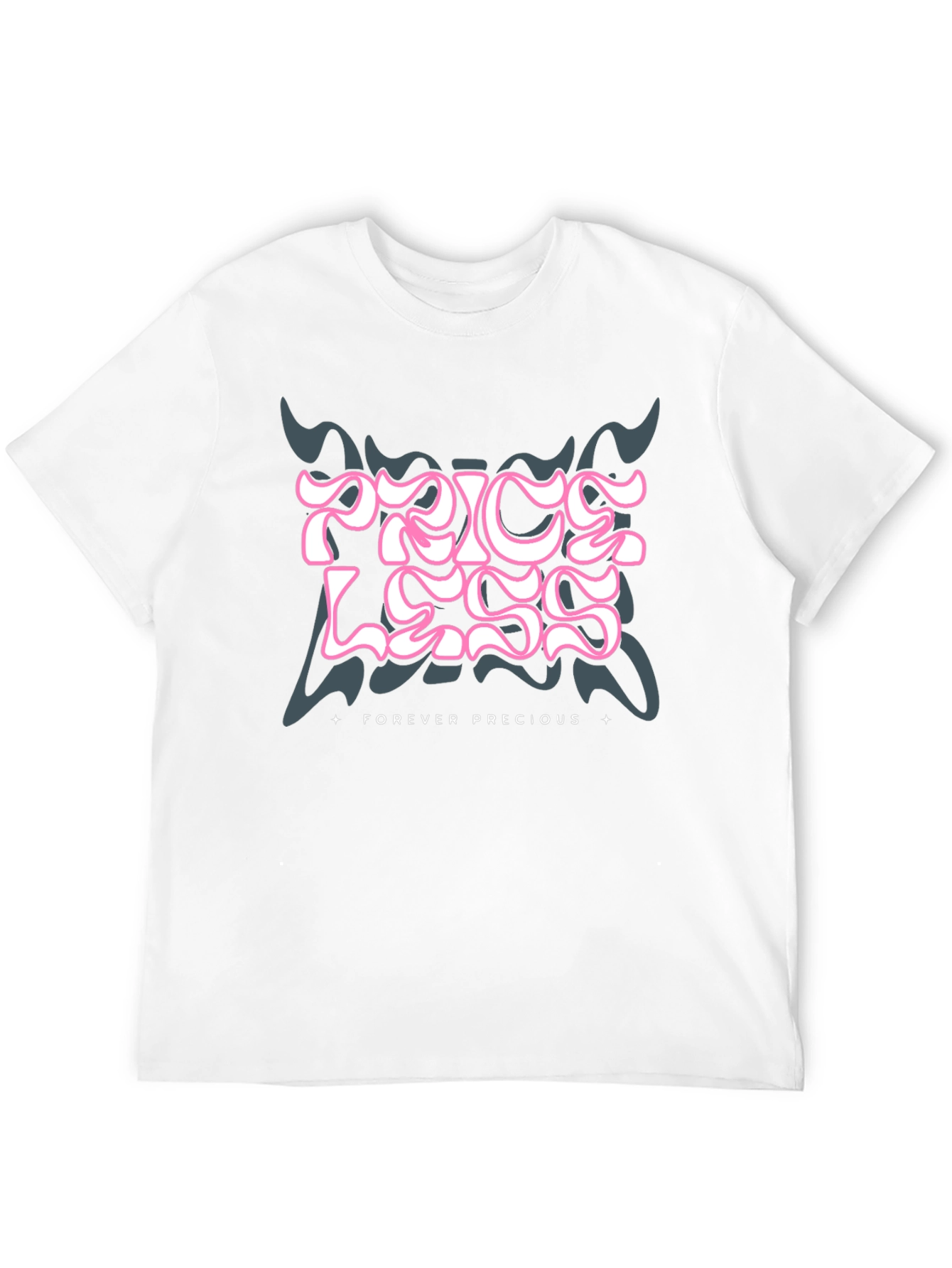Priceless Forever Precious Graphic Tee - Black
