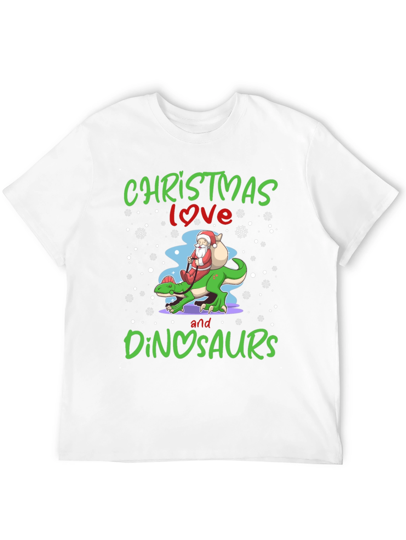 Christmas Love & Dinosaurs T-Shirt