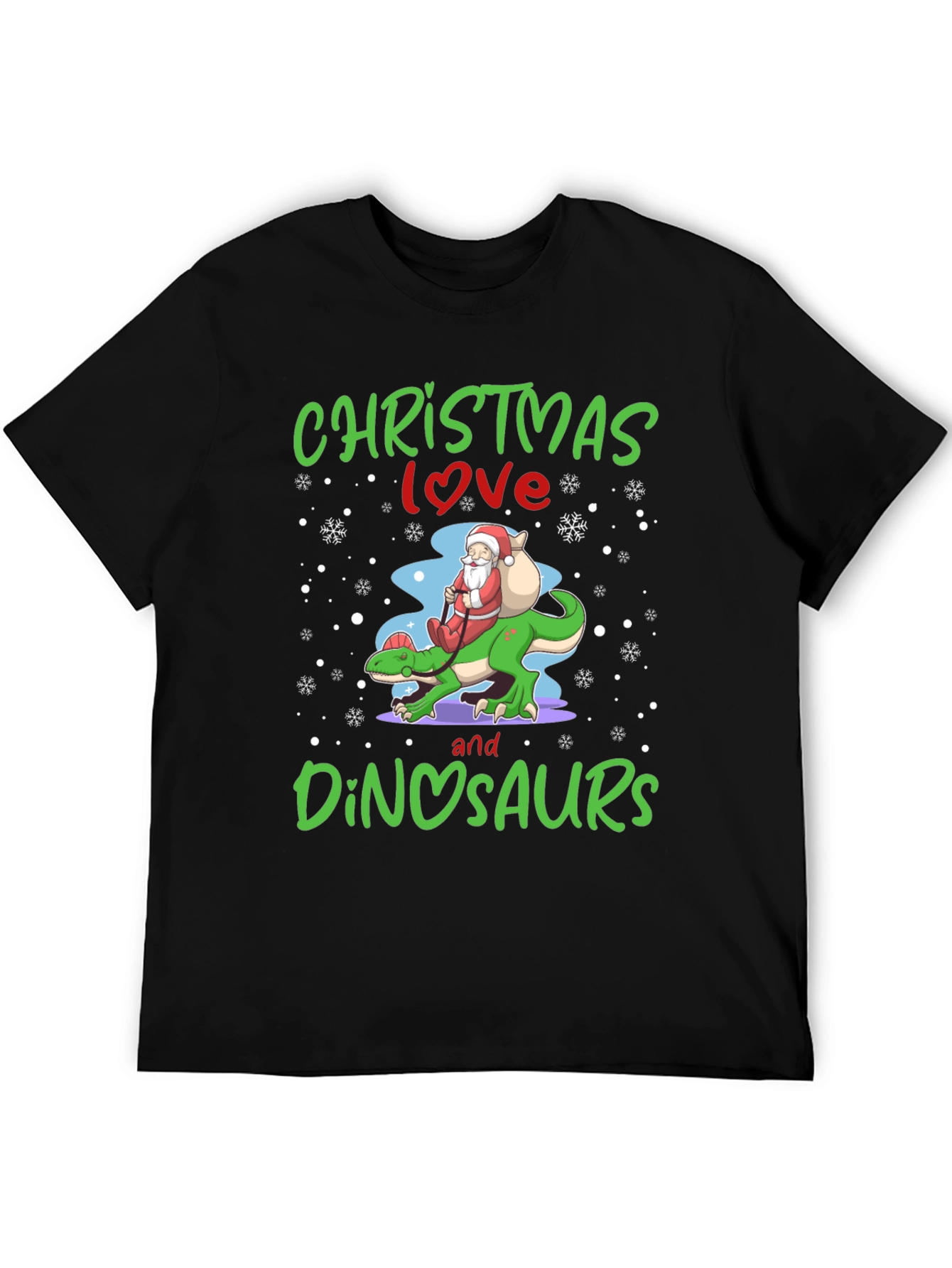 Christmas Love & Dinosaurs T-Shirt
