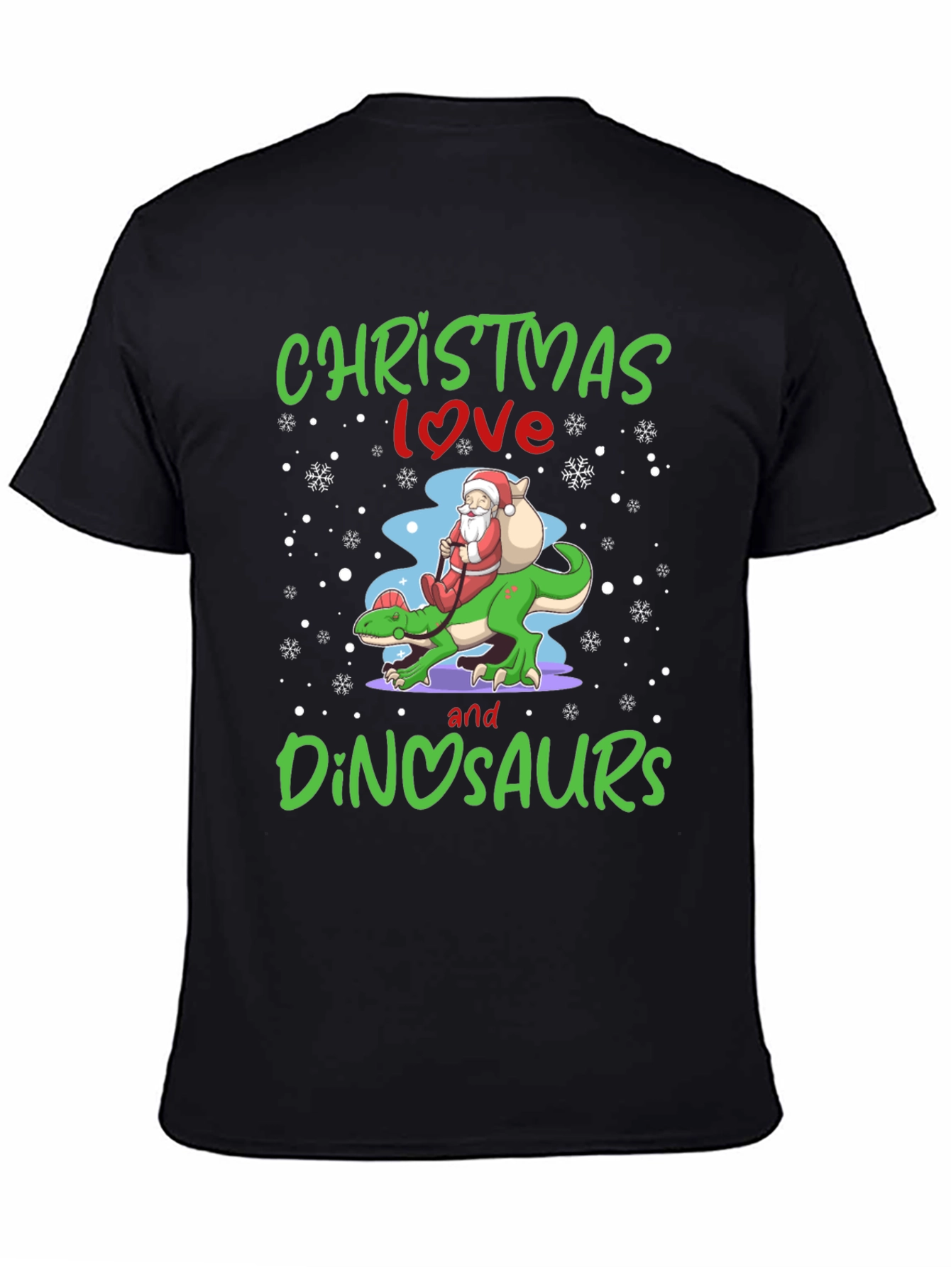 Christmas Love & Dinosaurs T-Shirt