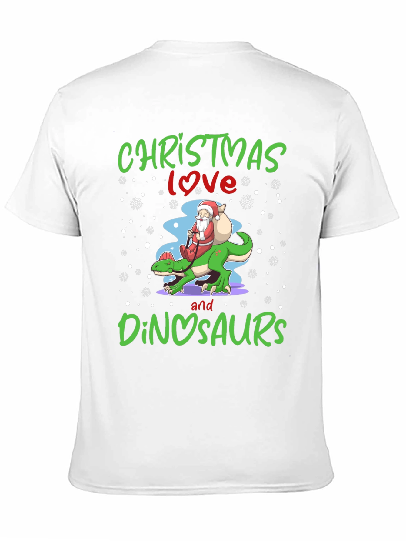 Christmas Love & Dinosaurs T-Shirt