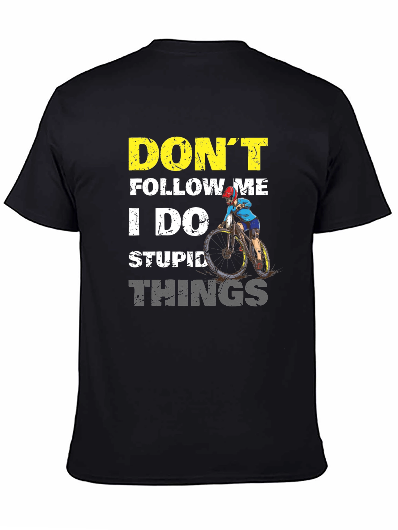 Dont Follow Me Graphic Tee - Biker Style