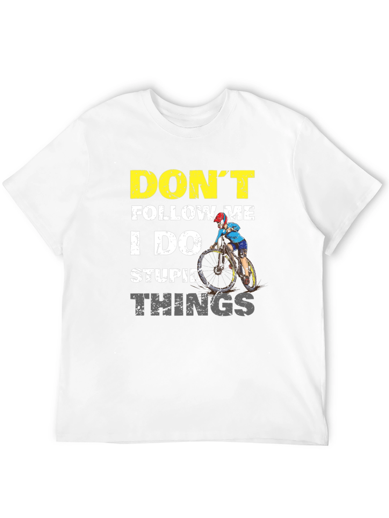 Dont Follow Me Graphic Tee - Biker Style