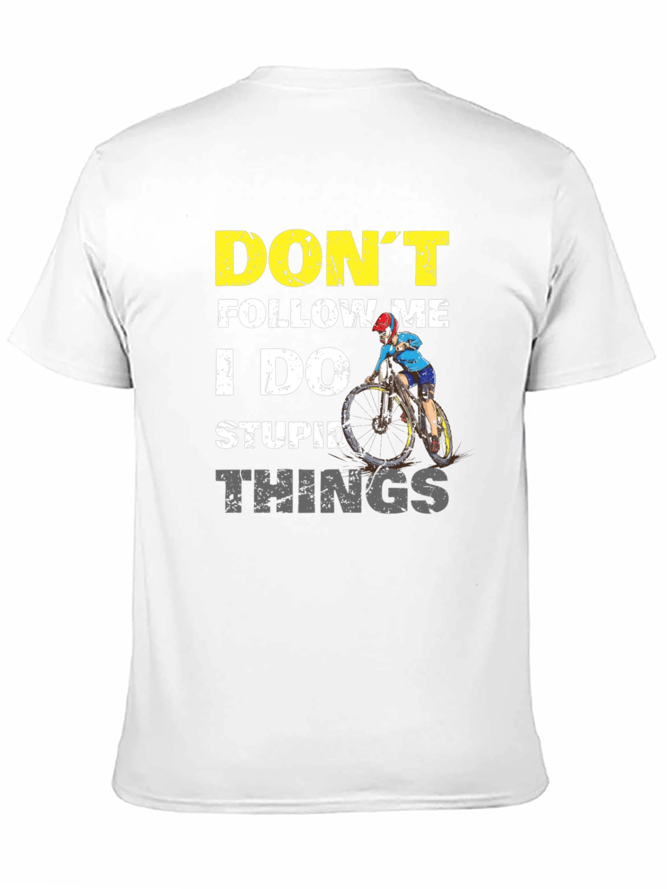 Dont Follow Me Graphic Tee - Biker Style