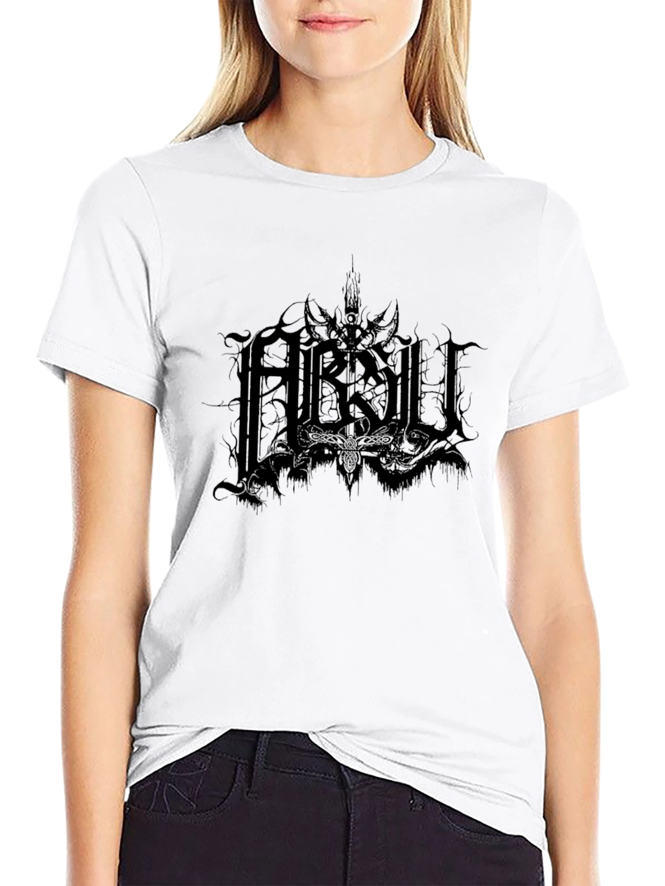 Black Metal Band T-Shirt - Dark Graphic Tee