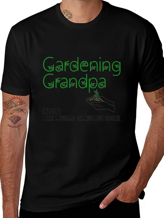 Gardening Grandpa T-Shirt - Cool Grandpa Tee