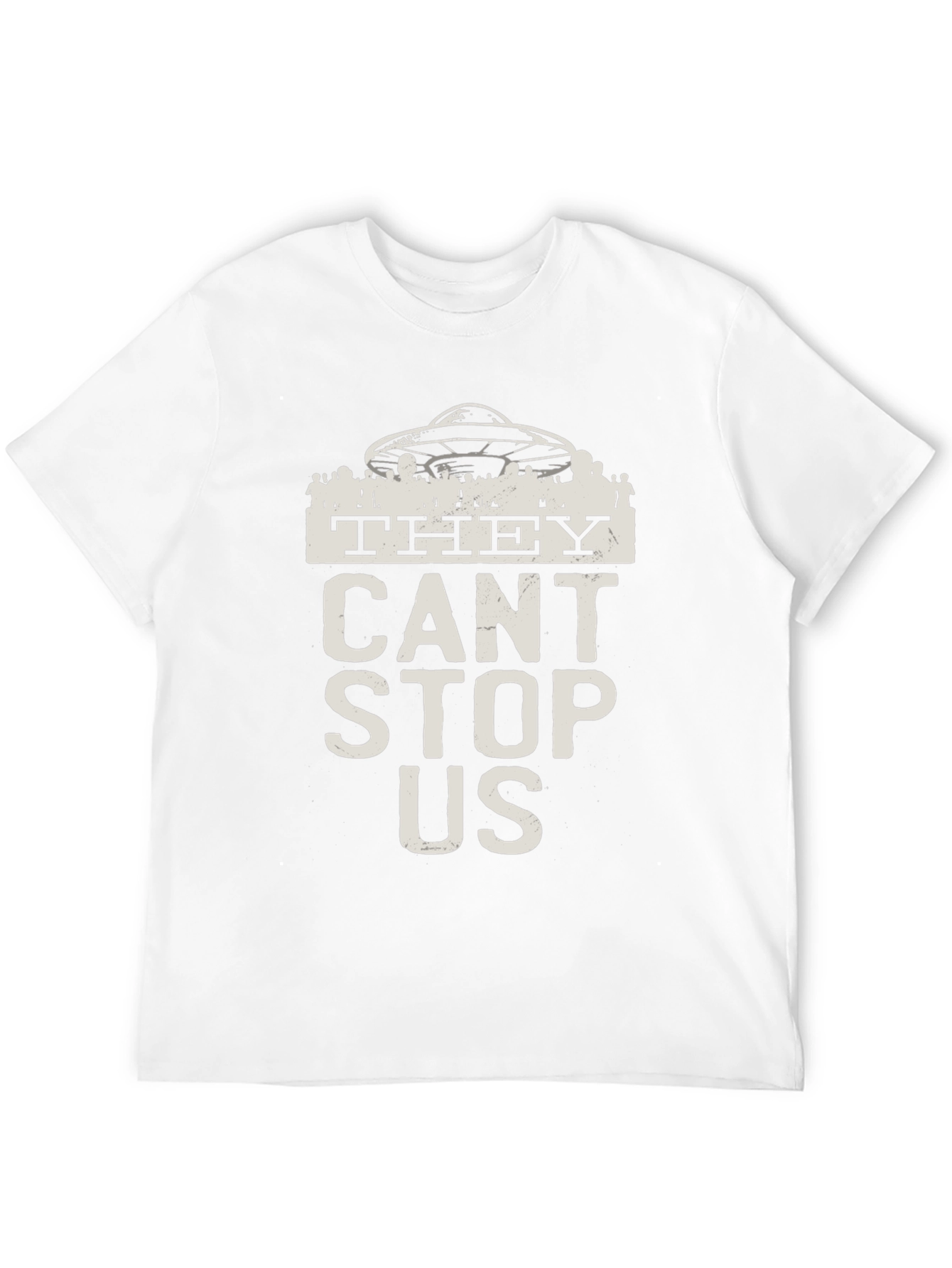 They Cant Stop Us UFO Graphic Tee