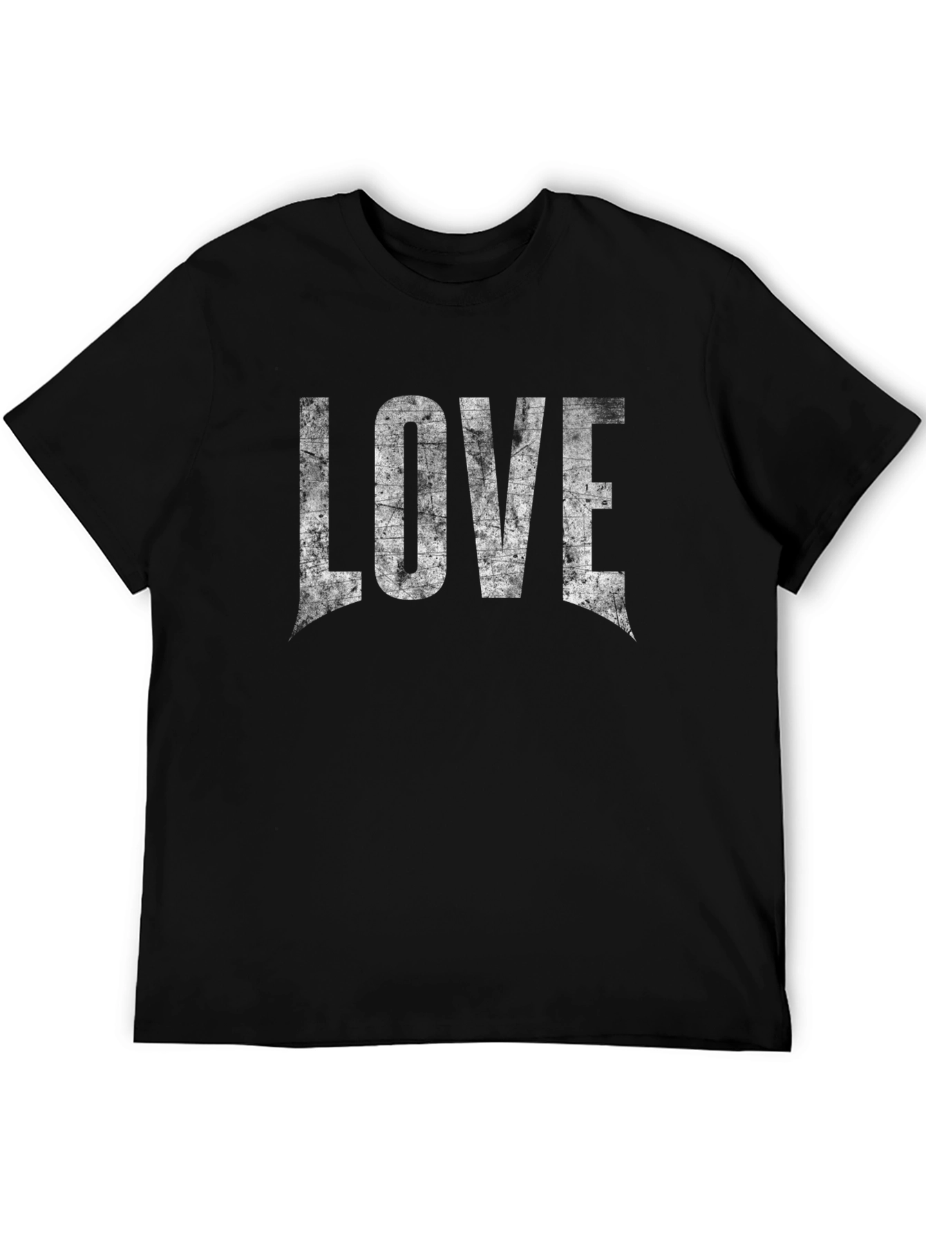 LOVE Graphic Tee - Distressed Print