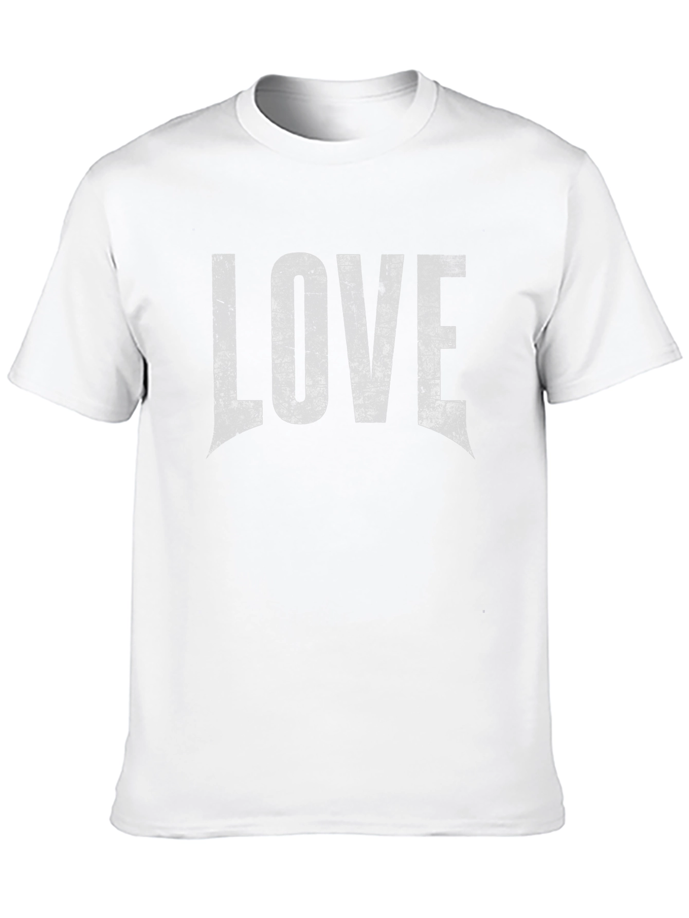 LOVE Graphic Tee - Distressed Print