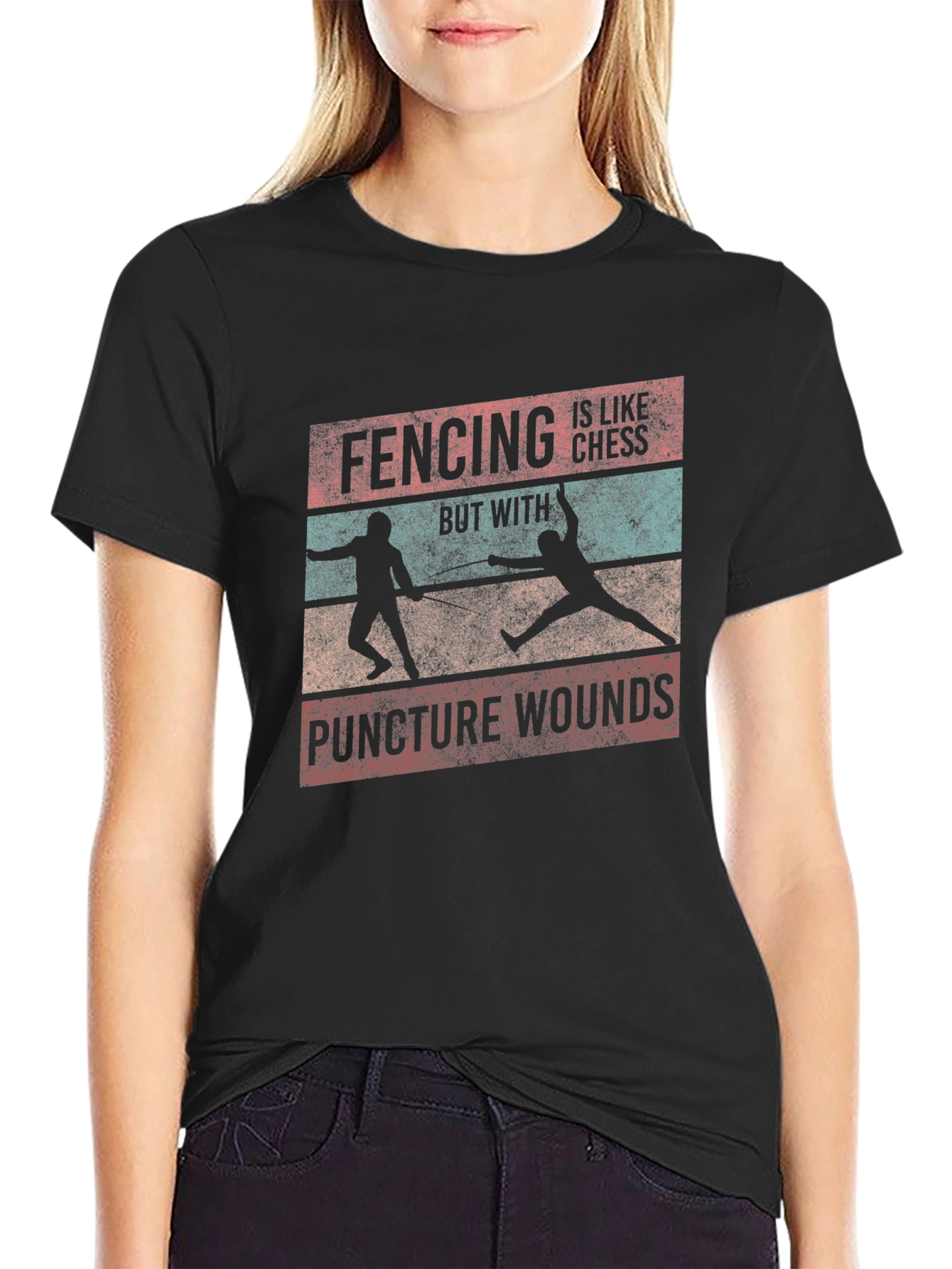 Fencing is Like Chess T-Shirt