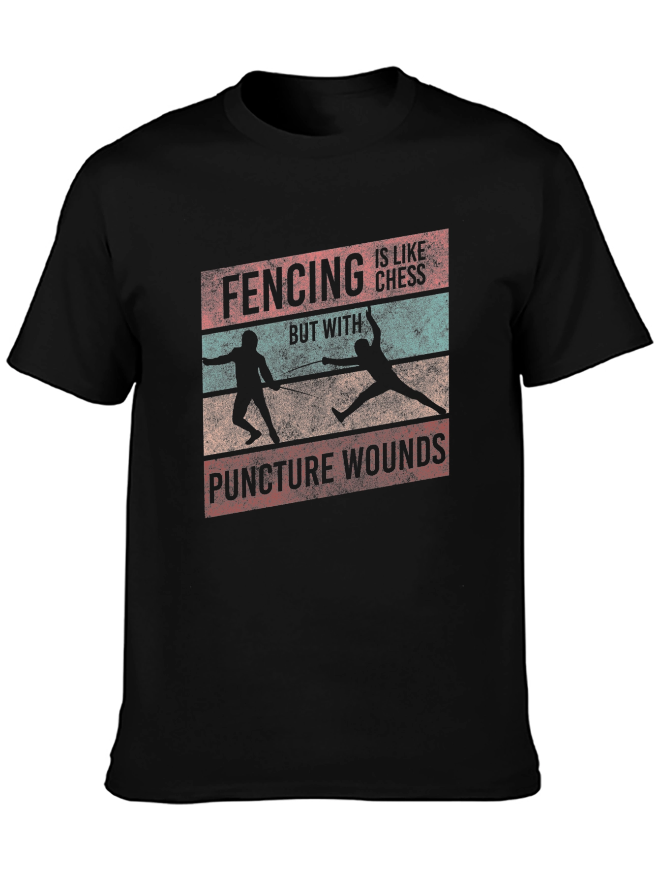 Fencing is Like Chess T-Shirt