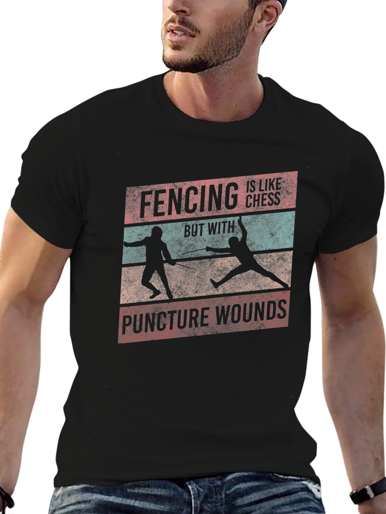 Fencing is Like Chess T-Shirt