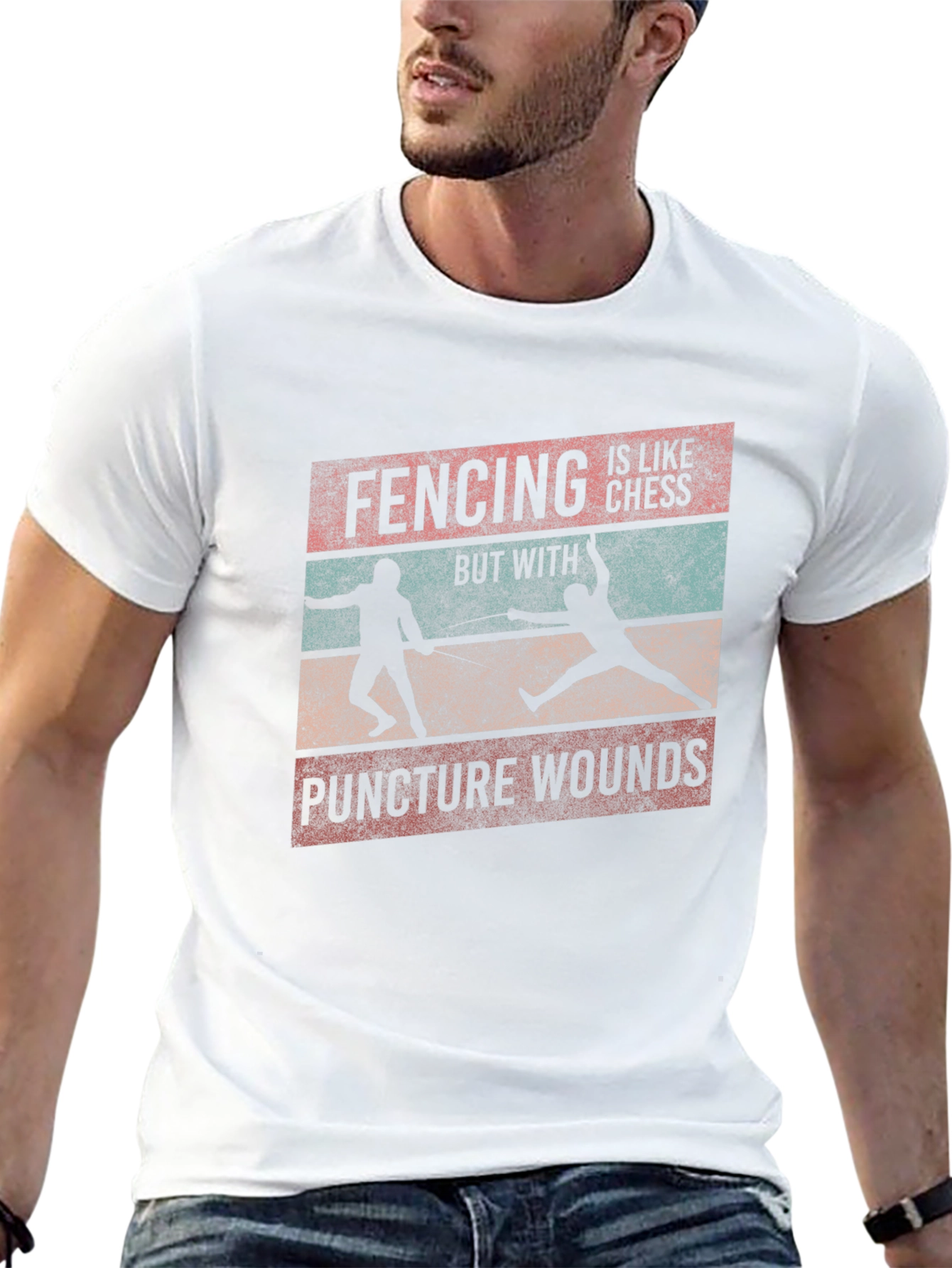 Fencing is Like Chess T-Shirt