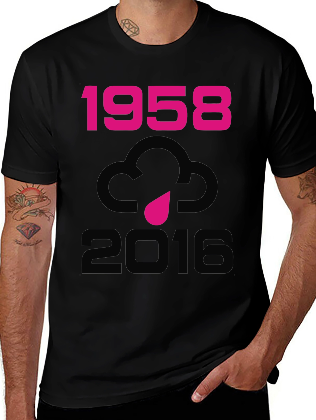 1958-2016 Cloud Graphic Tee