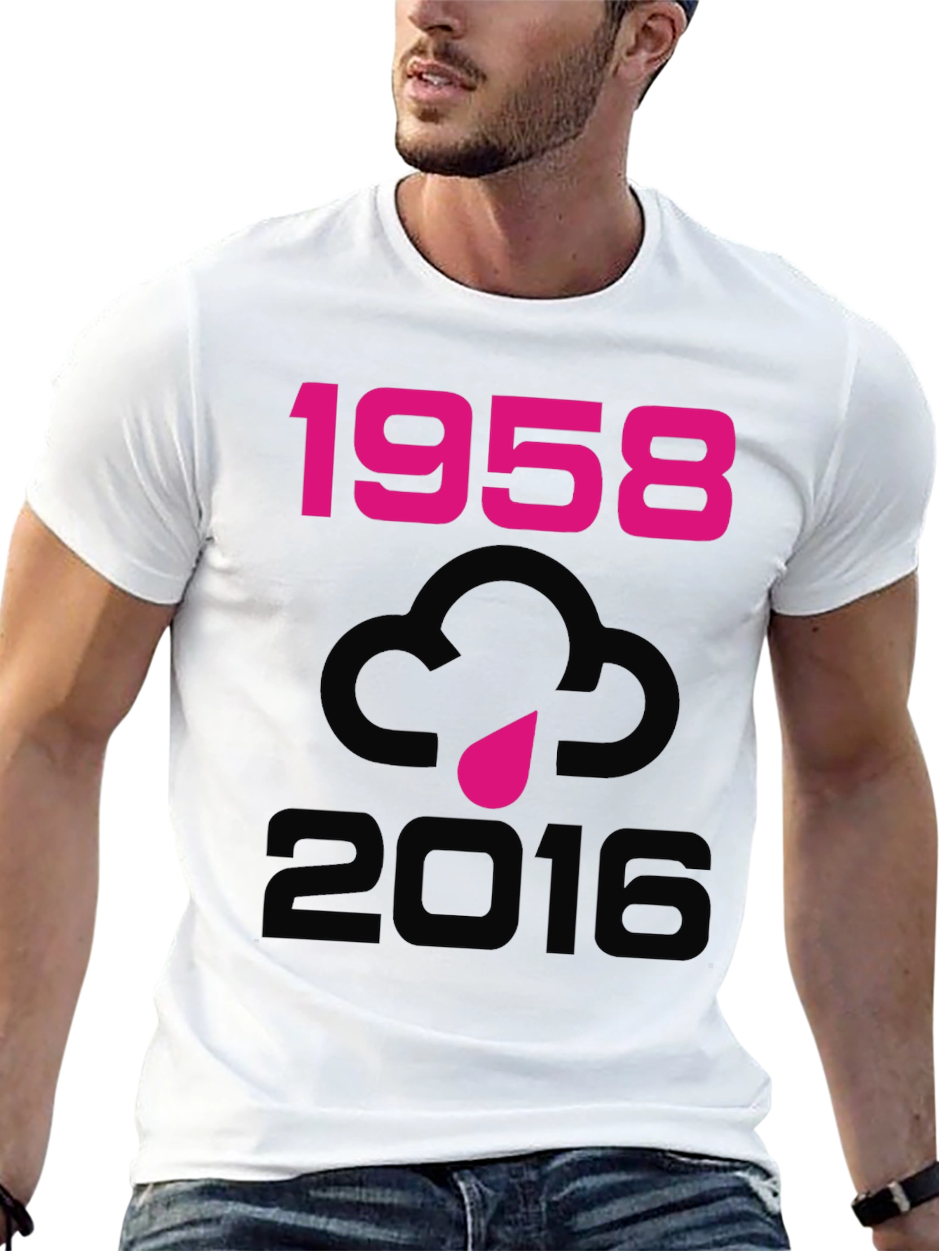 1958-2016 Cloud Graphic Tee