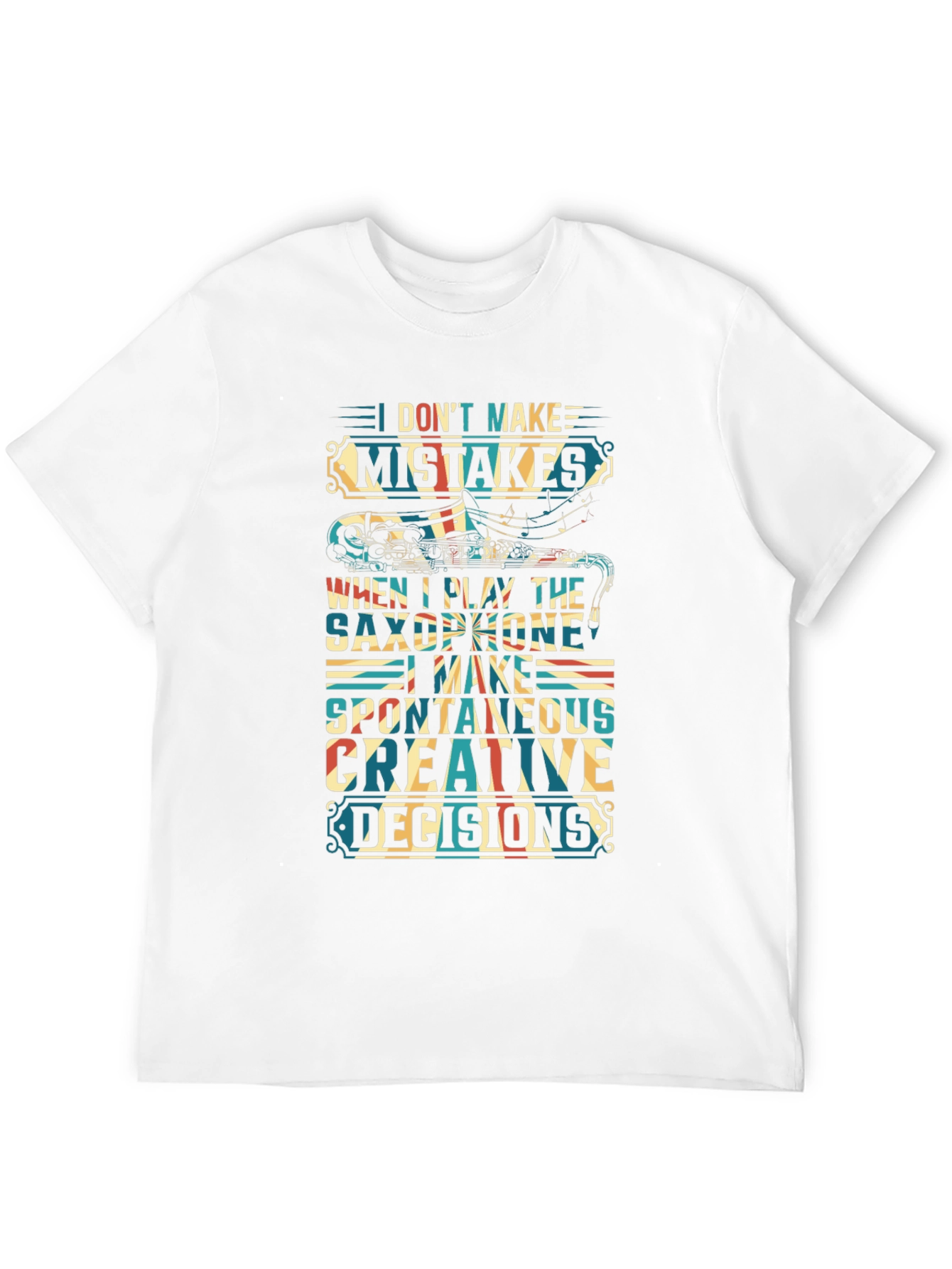 Saxophone Player Graphic Tee - Creative Decisions