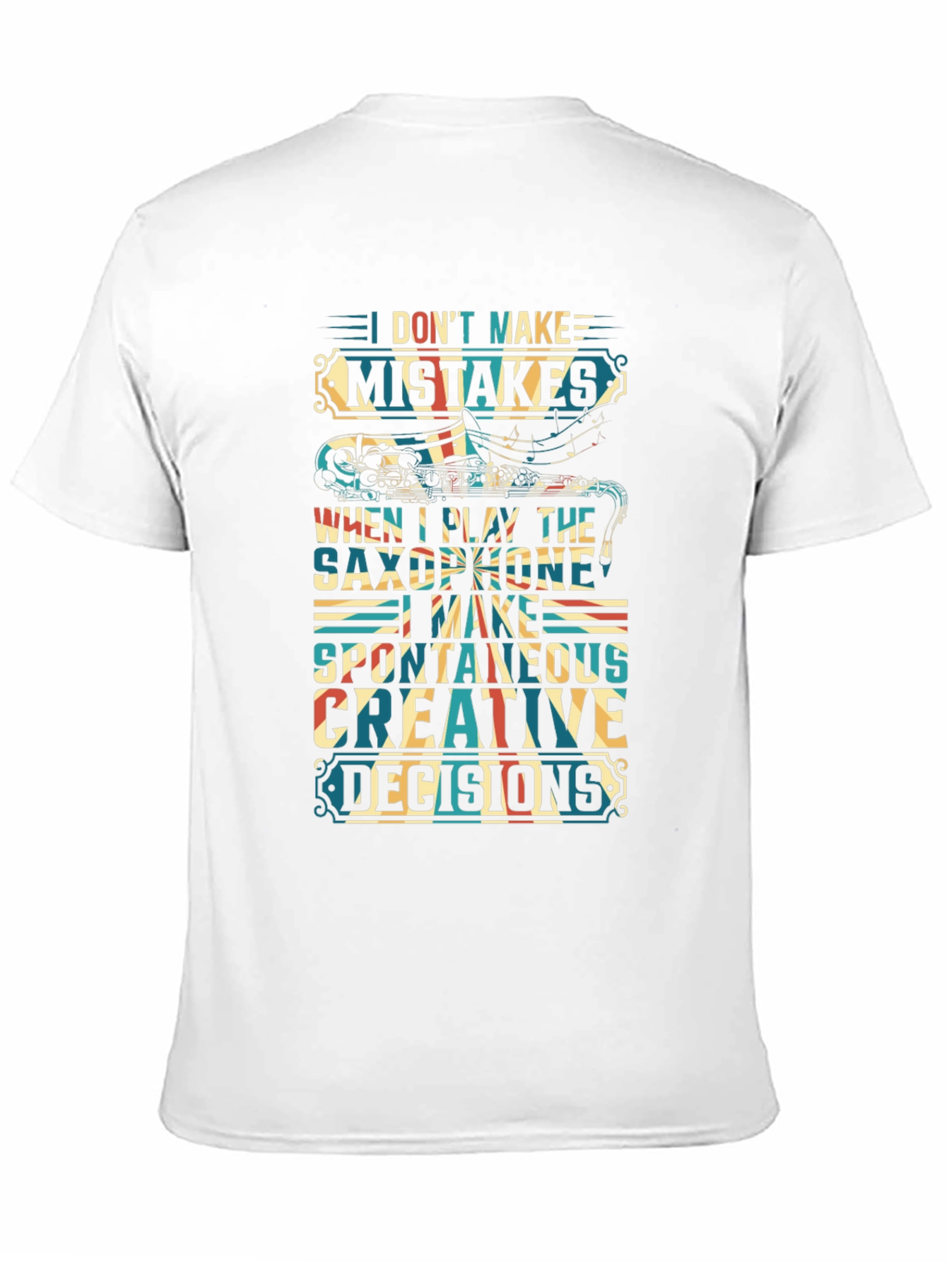 Saxophone Player Graphic Tee - Creative Decisions