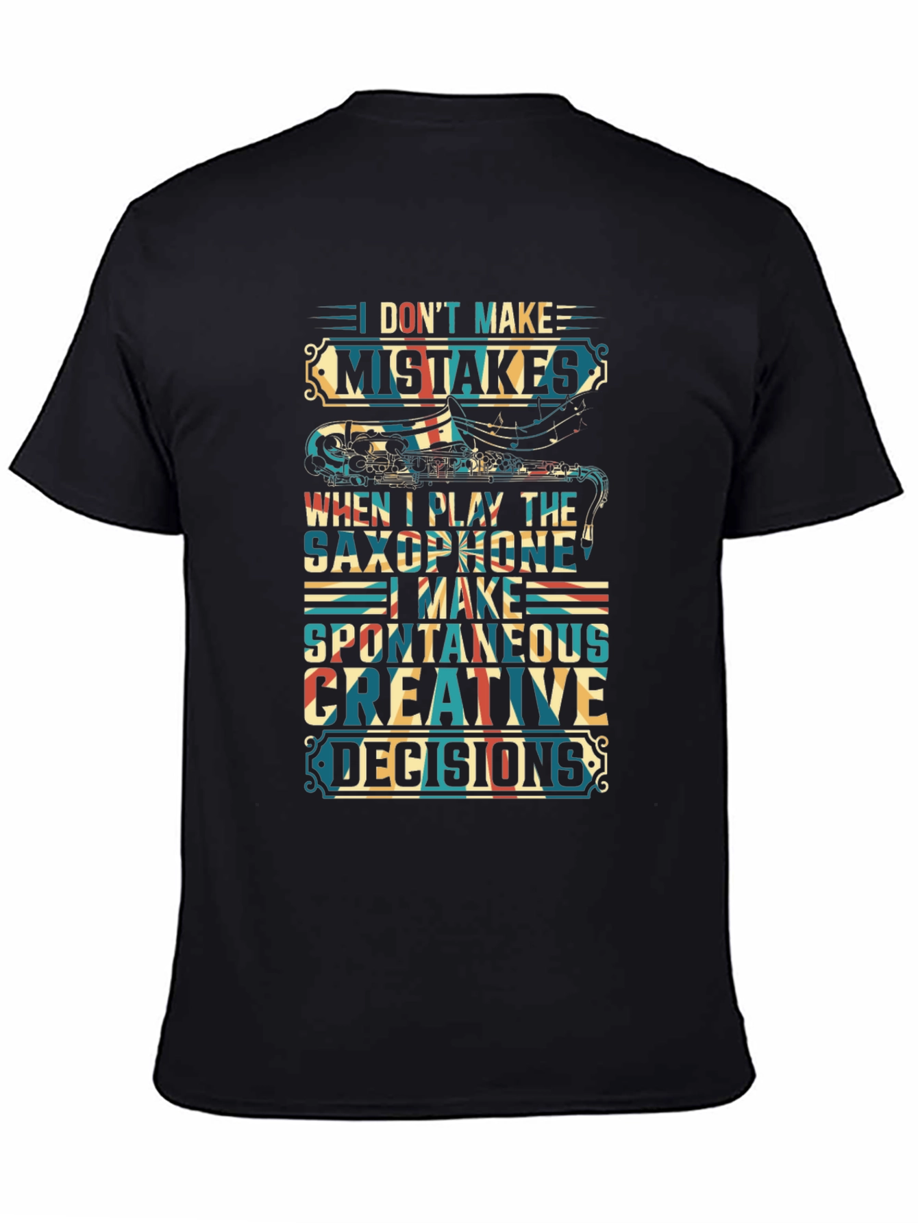 Saxophone Player Graphic Tee - Creative Decisions