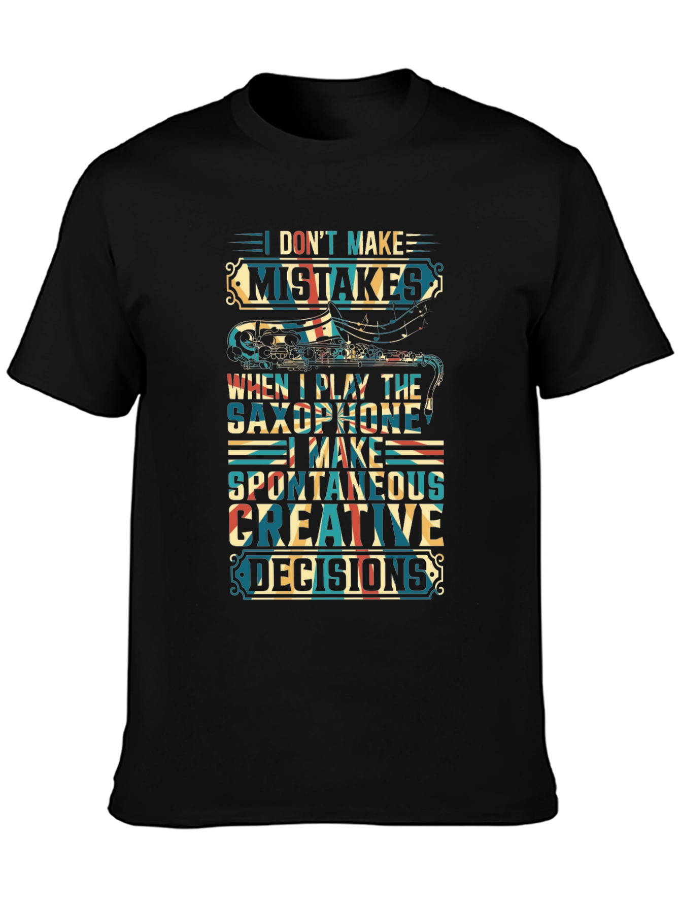 Saxophone Player Graphic Tee - Creative Decisions