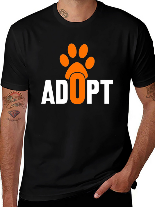 Adopt a Pet Graphic T-Shirt