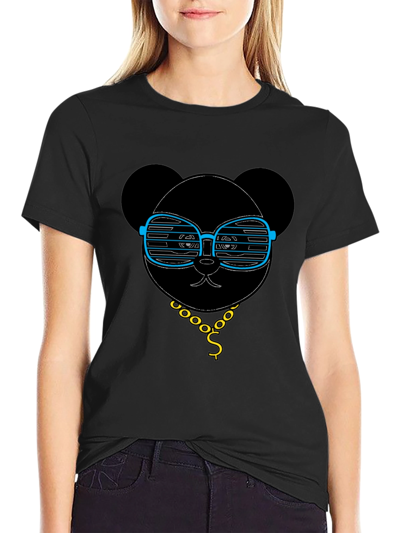 Cool Panda T-Shirt - Graphic Tee with Shades