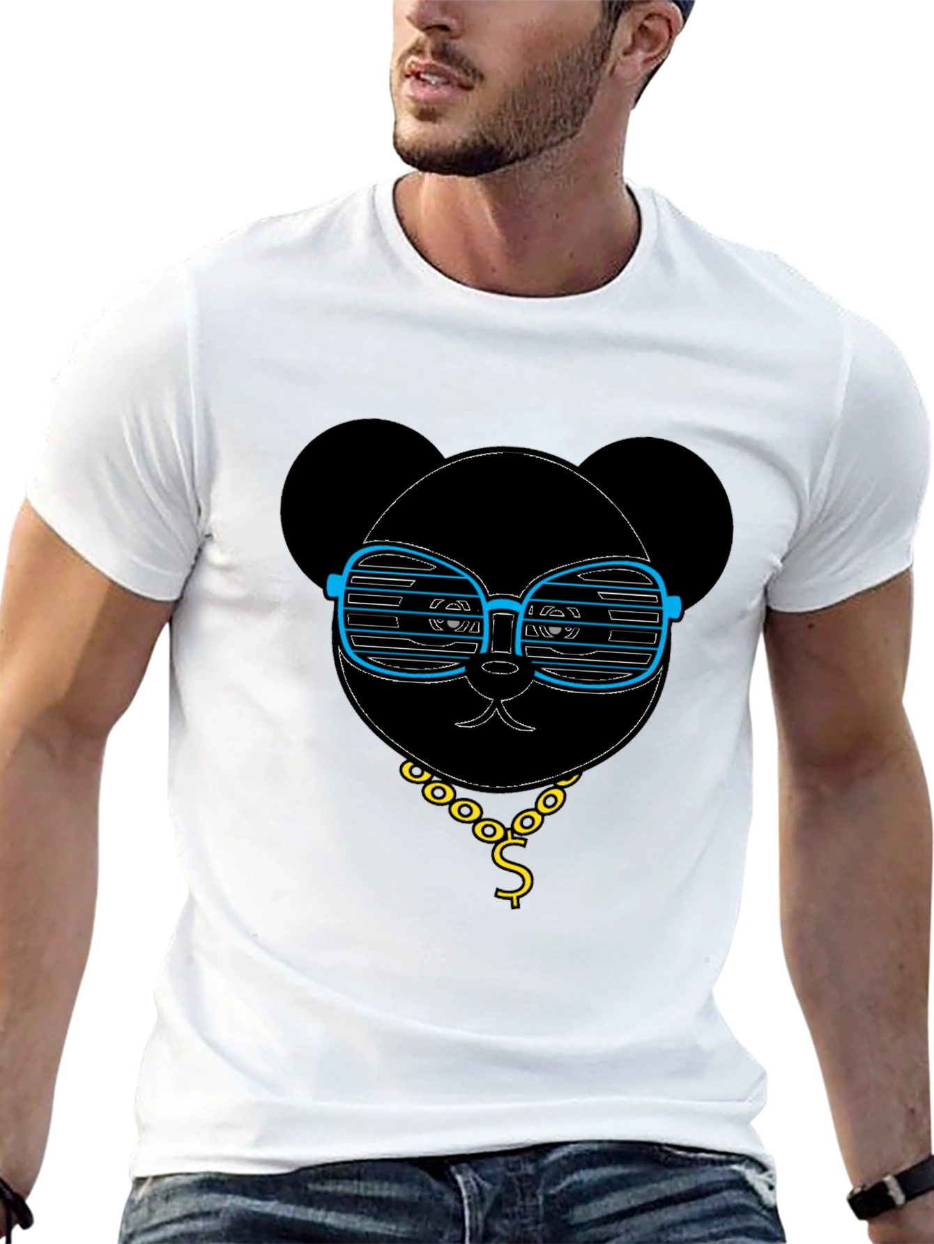 Cool Panda T-Shirt - Graphic Tee with Shades