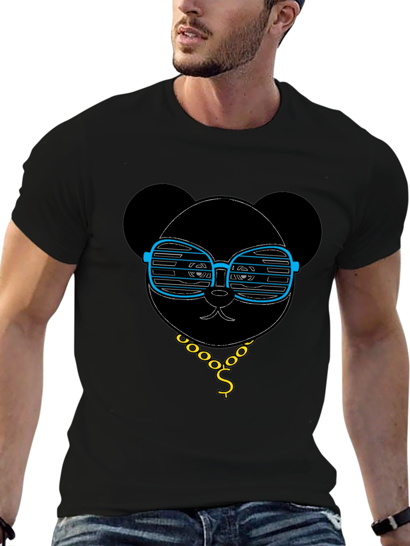 Cool Panda T-Shirt - Graphic Tee with Shades