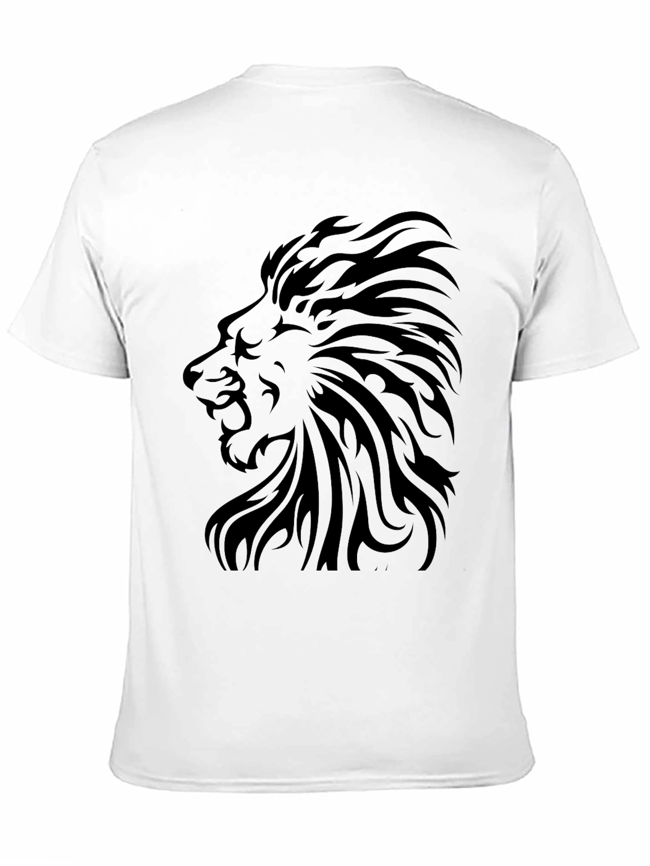 Black Lion Graphic Tee - Mens Fashion