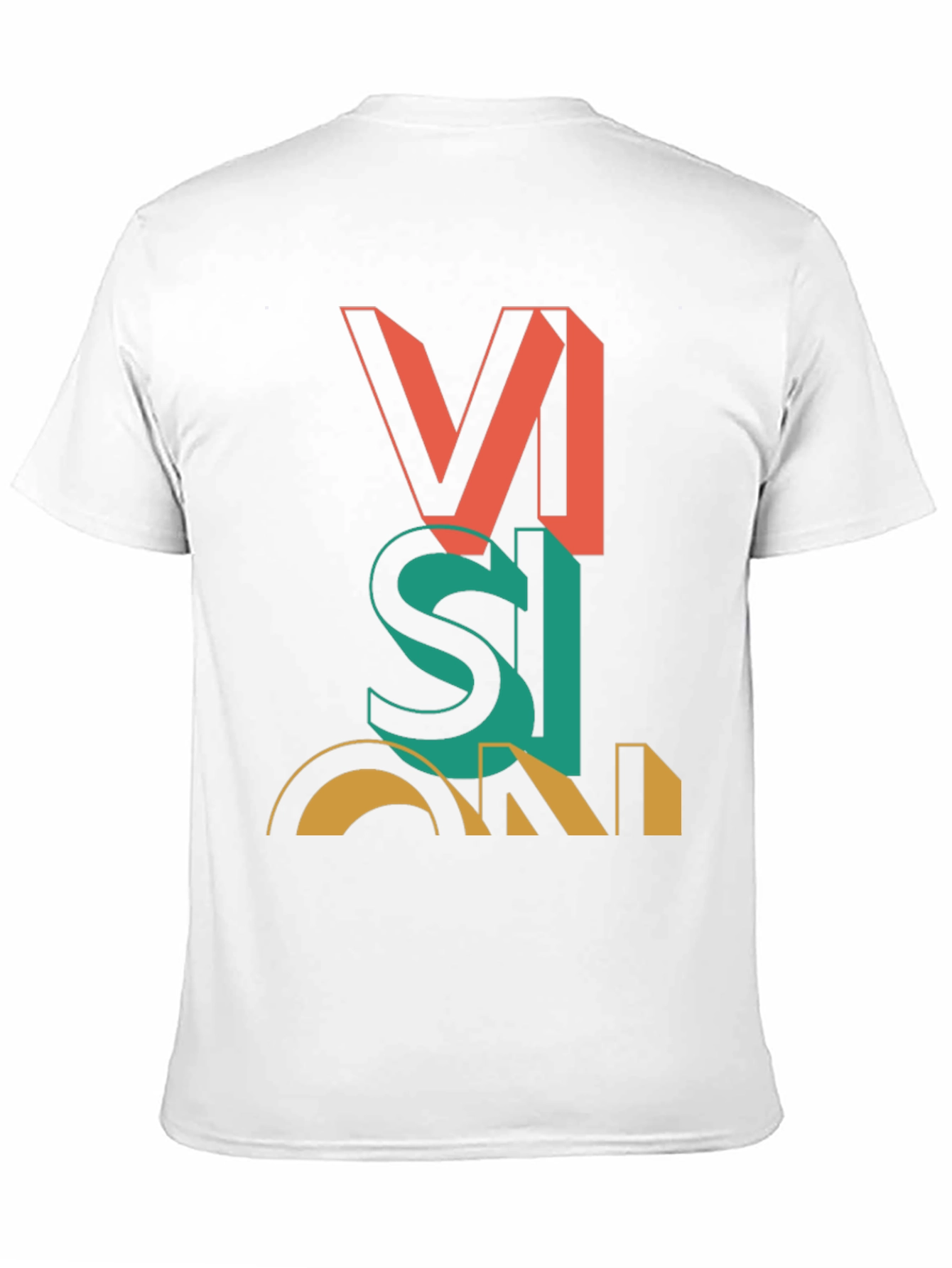 Vision Graphic Tee - Modern Artistic Statement