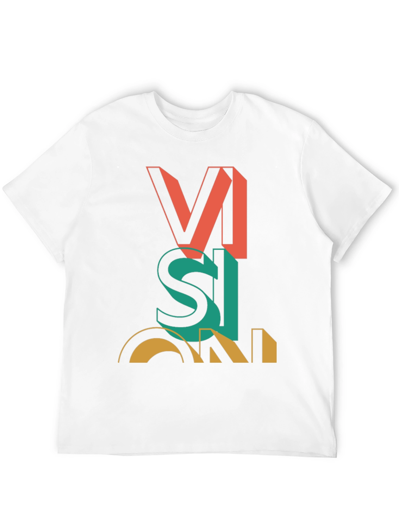Vision Graphic Tee - Modern Artistic Statement