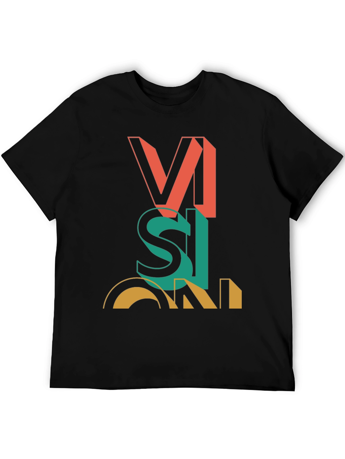 Vision Graphic Tee - Modern Artistic Statement