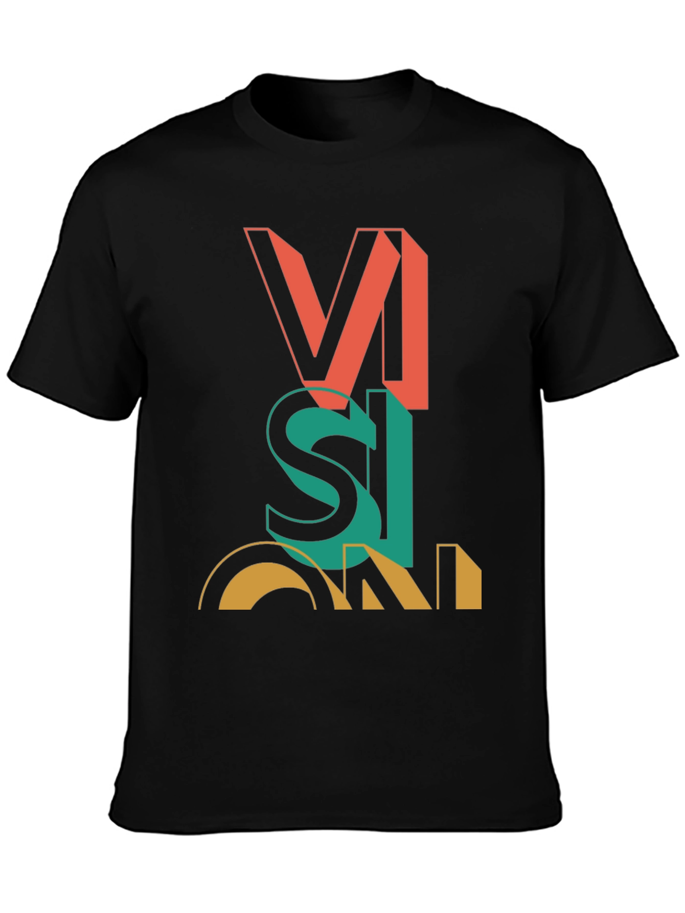Vision Graphic Tee - Modern Artistic Statement